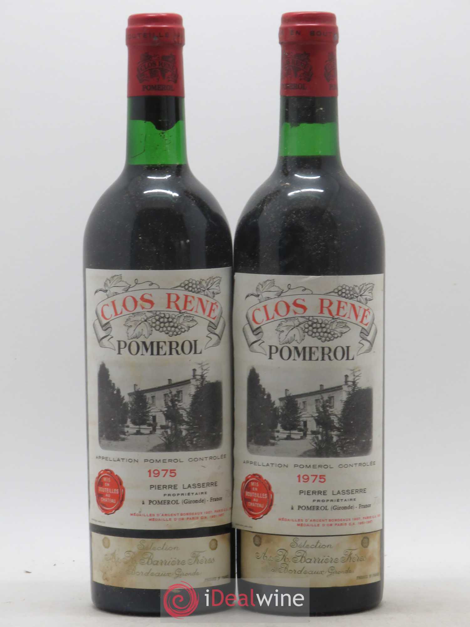Clos René 1975 - Posten von 2 Flaschen - 0