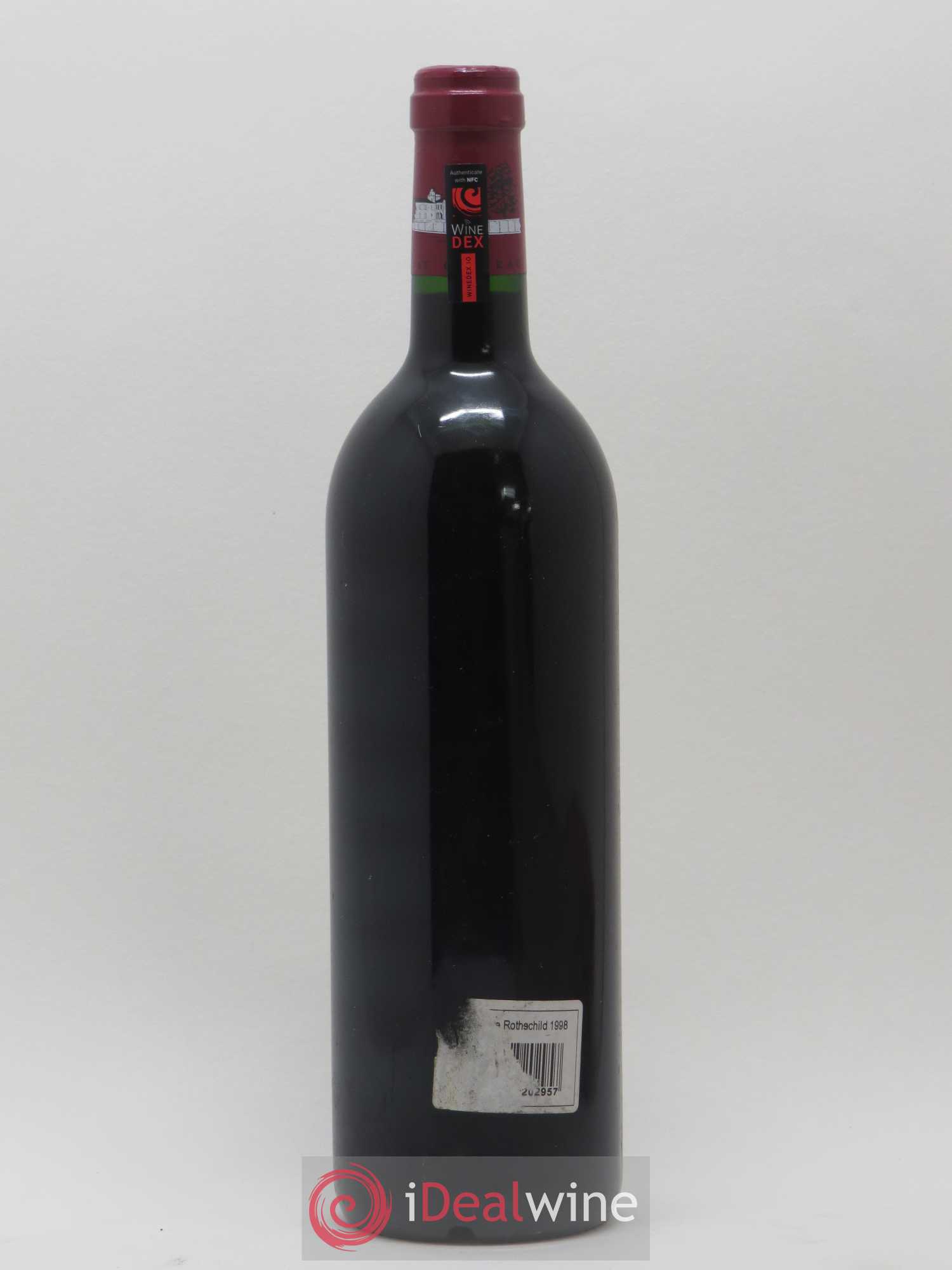 Château Lafite Rothschild 1er Grand Cru Classé 1998 - Lot de 1 bouteille - 1