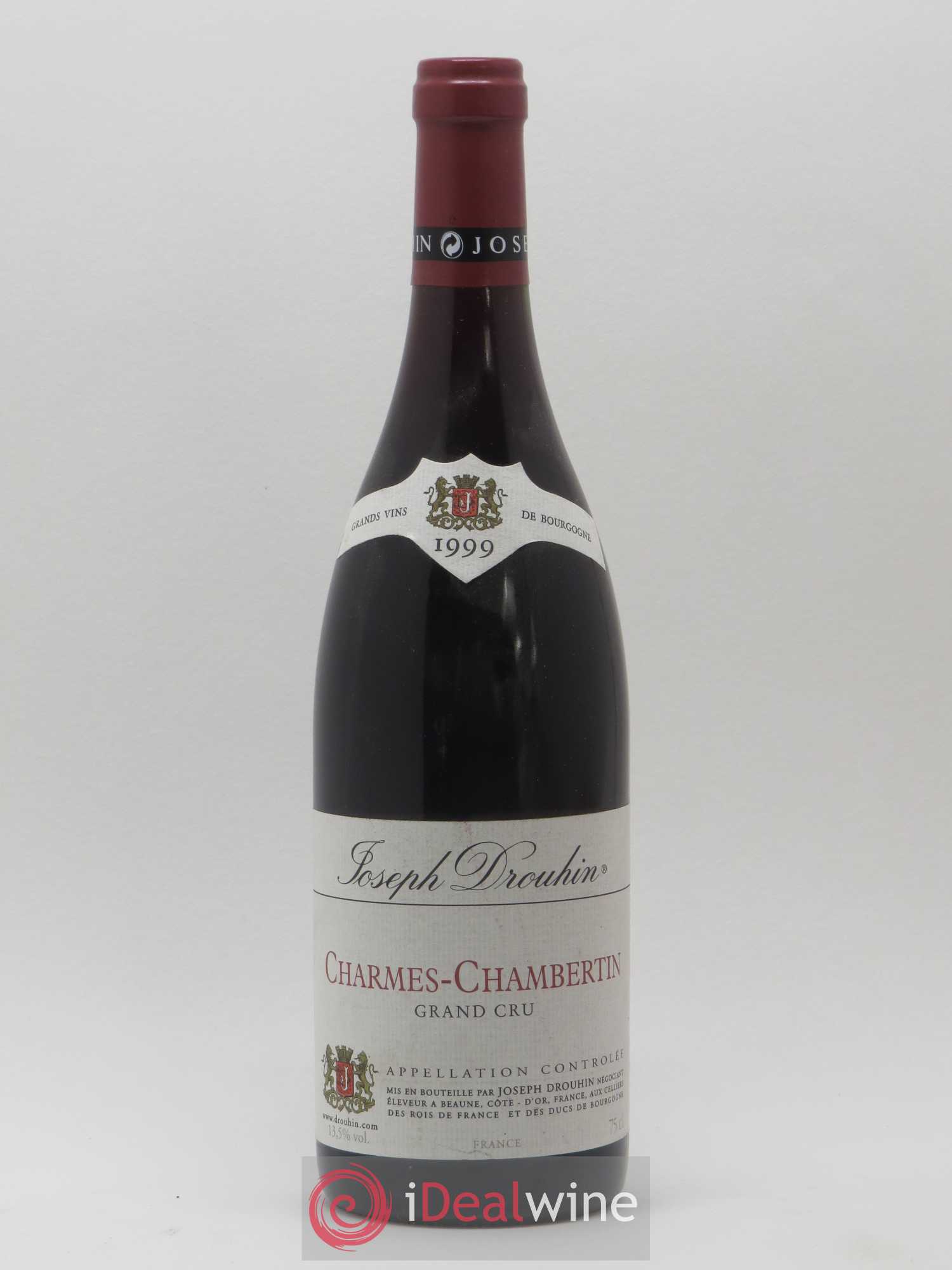 Charmes-Chambertin Grand Cru Joseph Drouhin 1999 - Lot de 1 bouteille - 0
