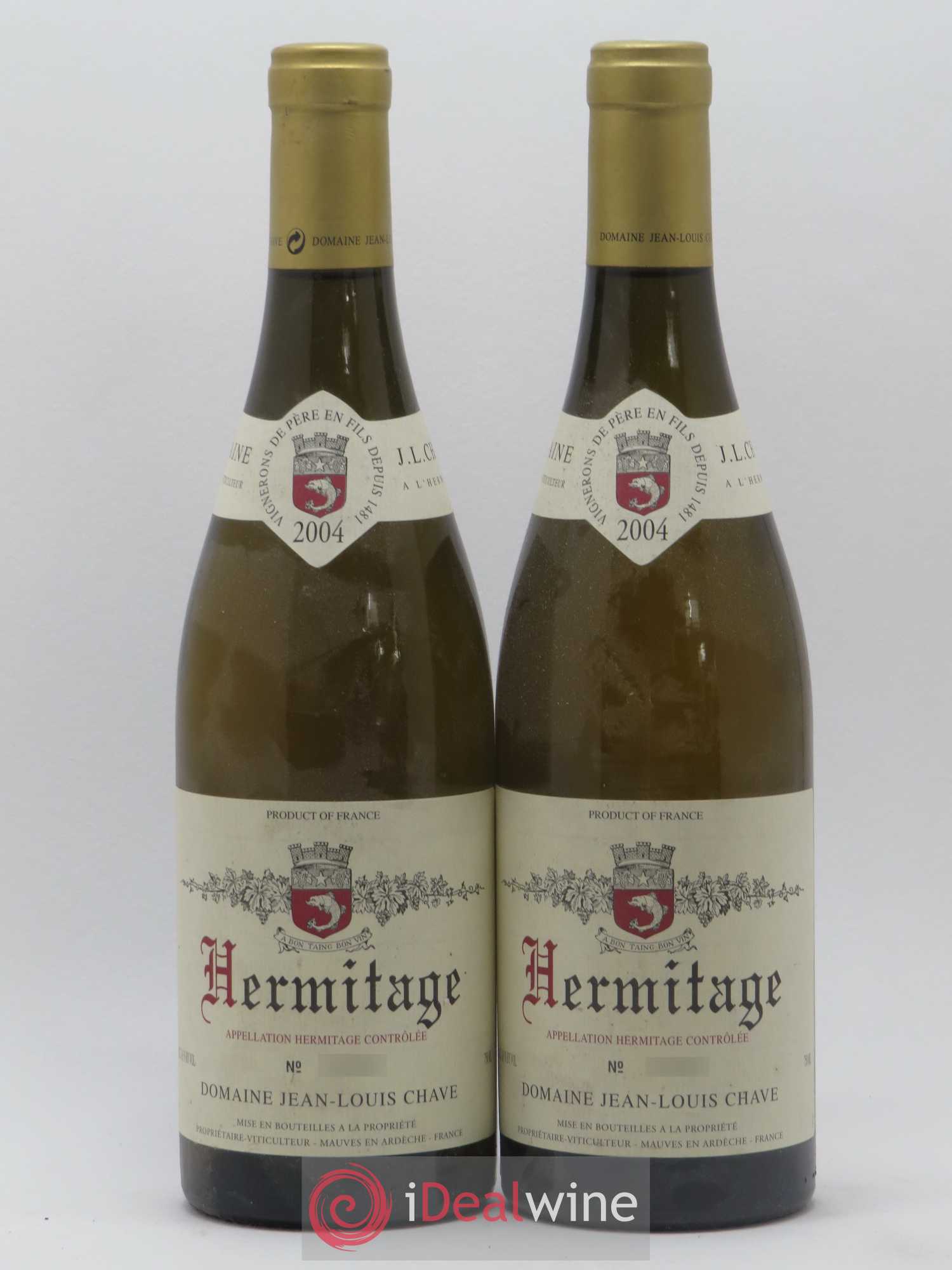 Hermitage Jean-Louis Chave 2004 - Lot de 2 bouteilles - 0