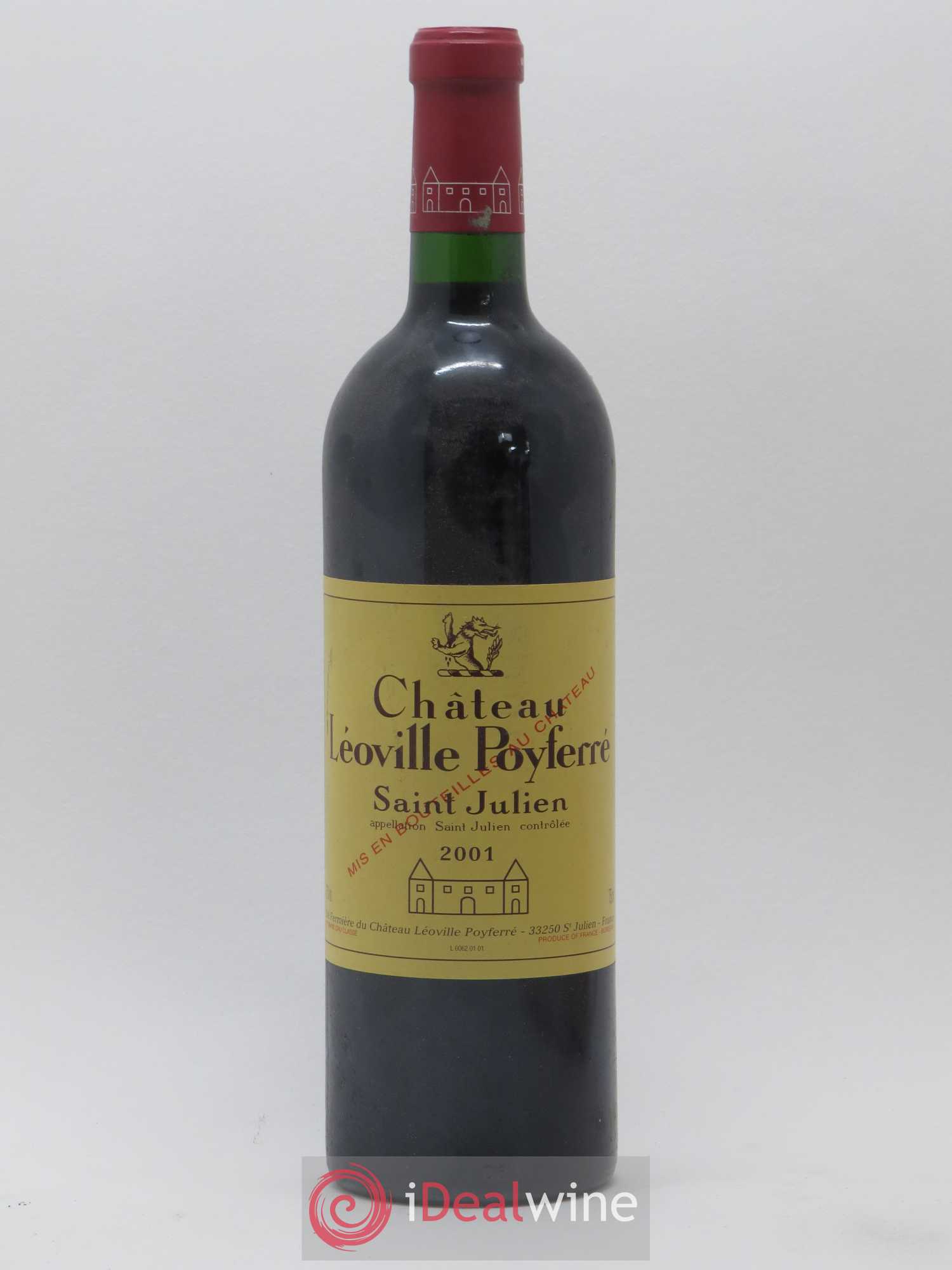 Château Léoville Poyferré 2ème Grand Cru Classé 2001 - Lot de 1 bouteille - 0