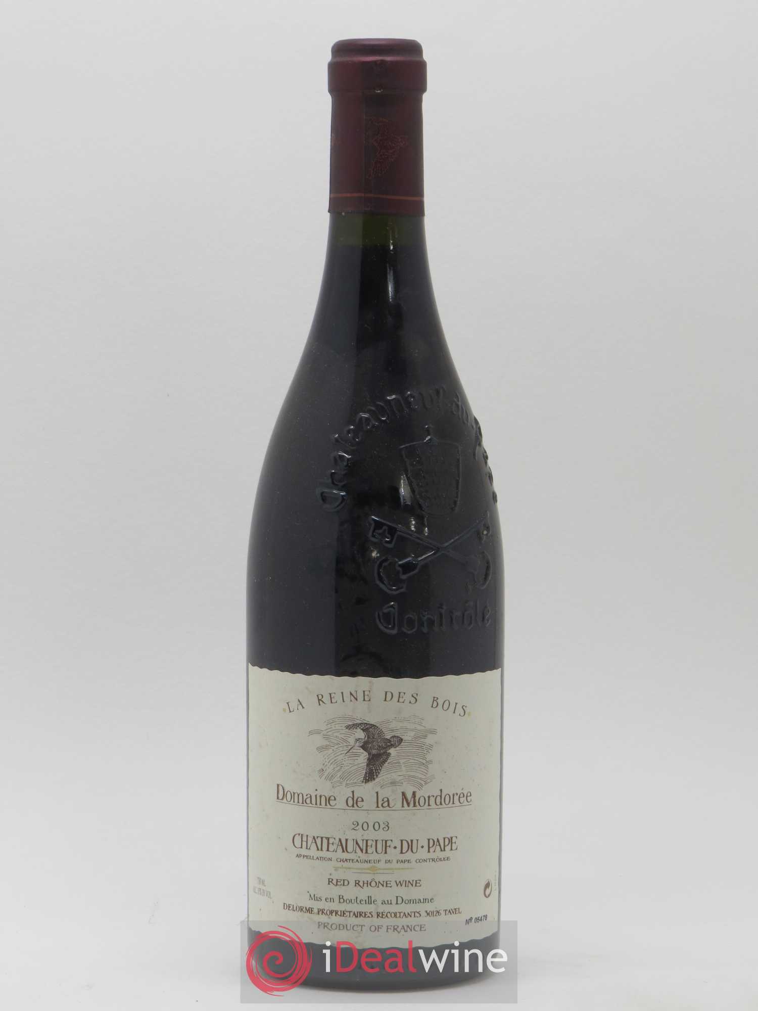Châteauneuf-du-Pape Cuvée de la Reine des Bois La Mordorée (Domaine de) 2003 - Lot de 1 bouteille - 0