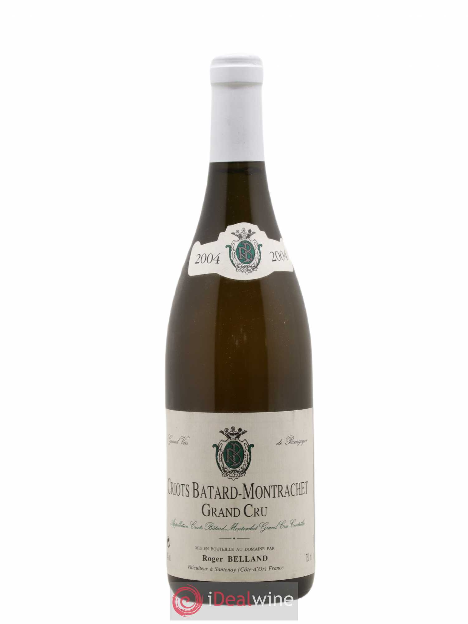 Criots-Bâtard-Montrachet Grand Cru Roger Belland (Domaine) 2004 - Lot de 1 bouteille - 0