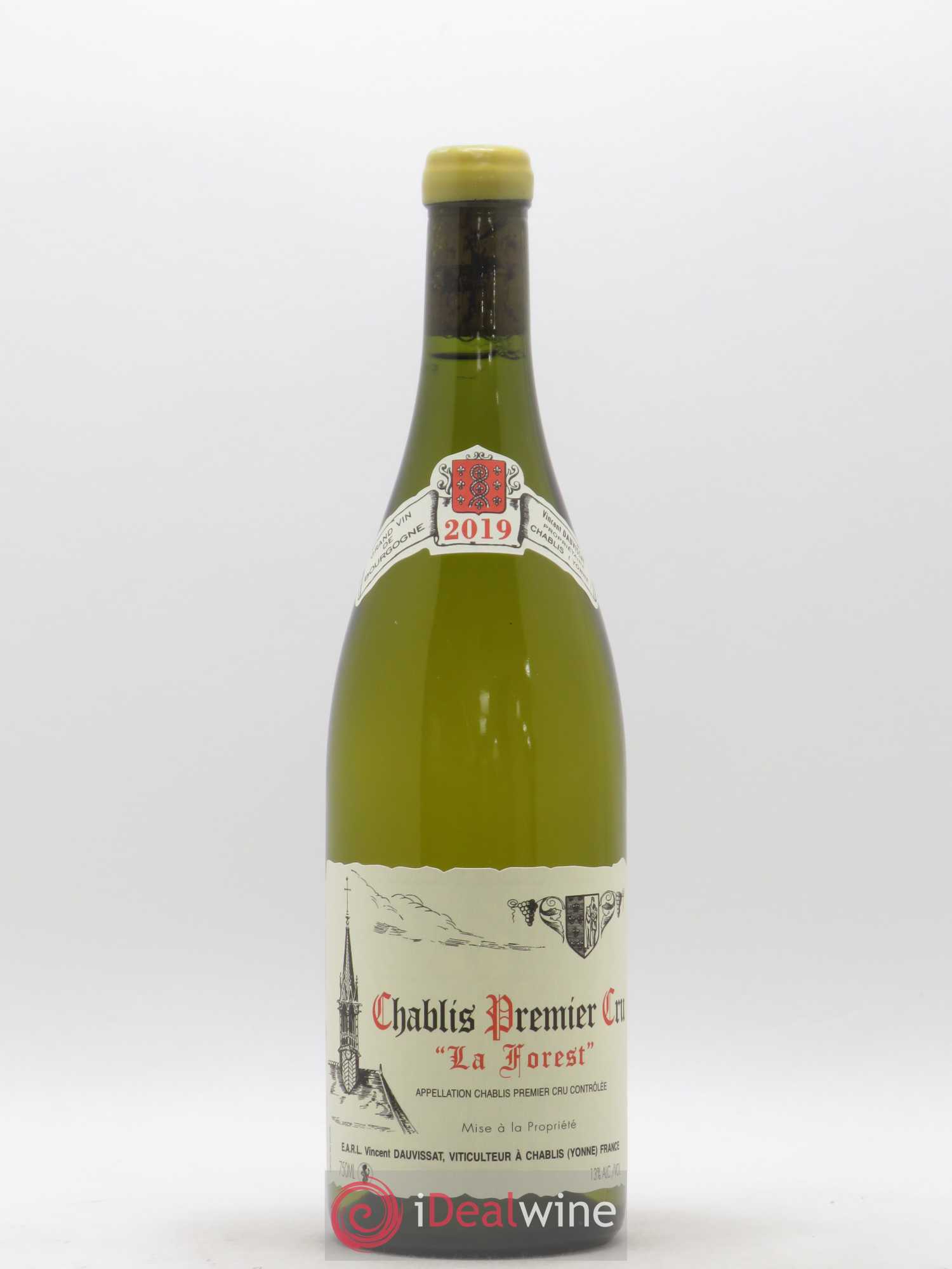 Chablis 1er Cru La Forest Vincent Dauvissat (Domaine) 2019 - Lot de 1 bouteille - 0