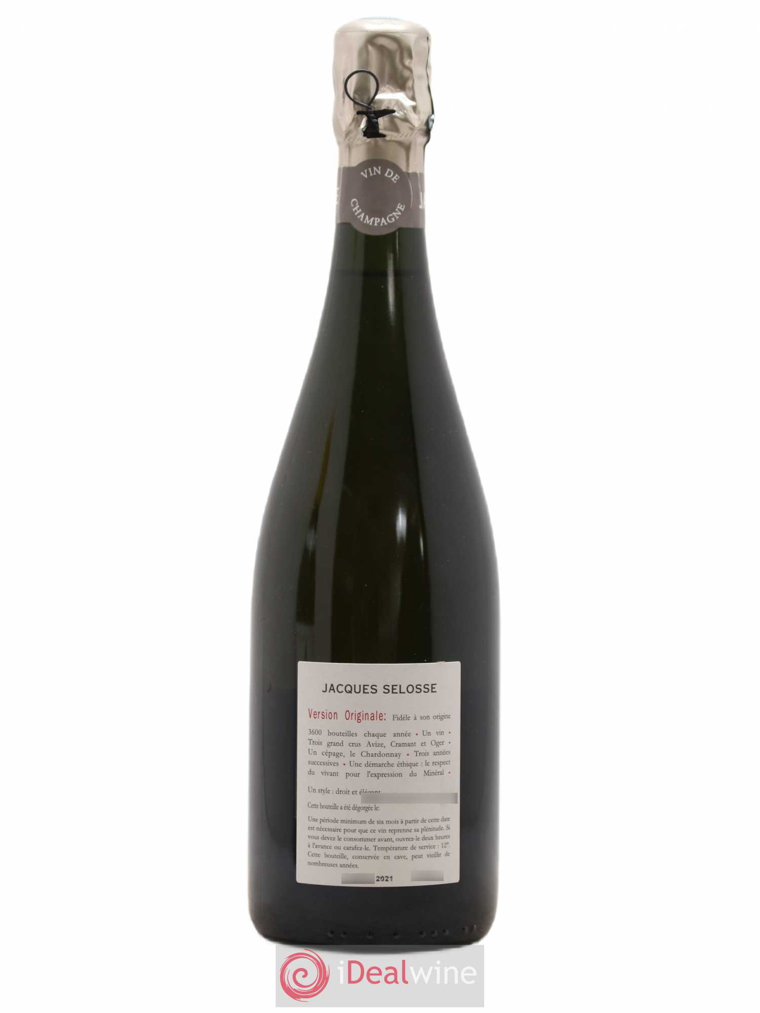 Version Originale Jacques Selosse - Lot de 1 bouteille - 1