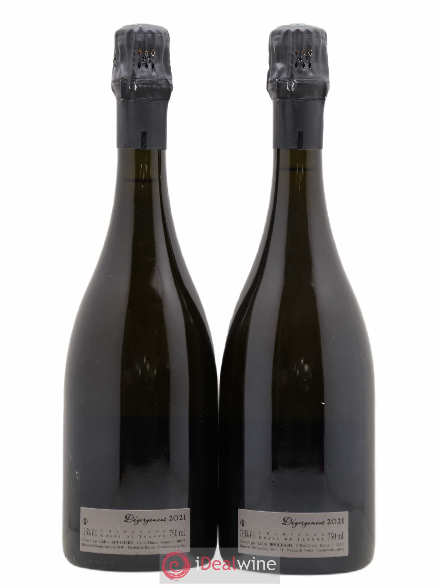 Roses de Jeanne Presle Blanc de Noirs Cédric Bouchard 2017 - Lot de 2 bouteilles - 1