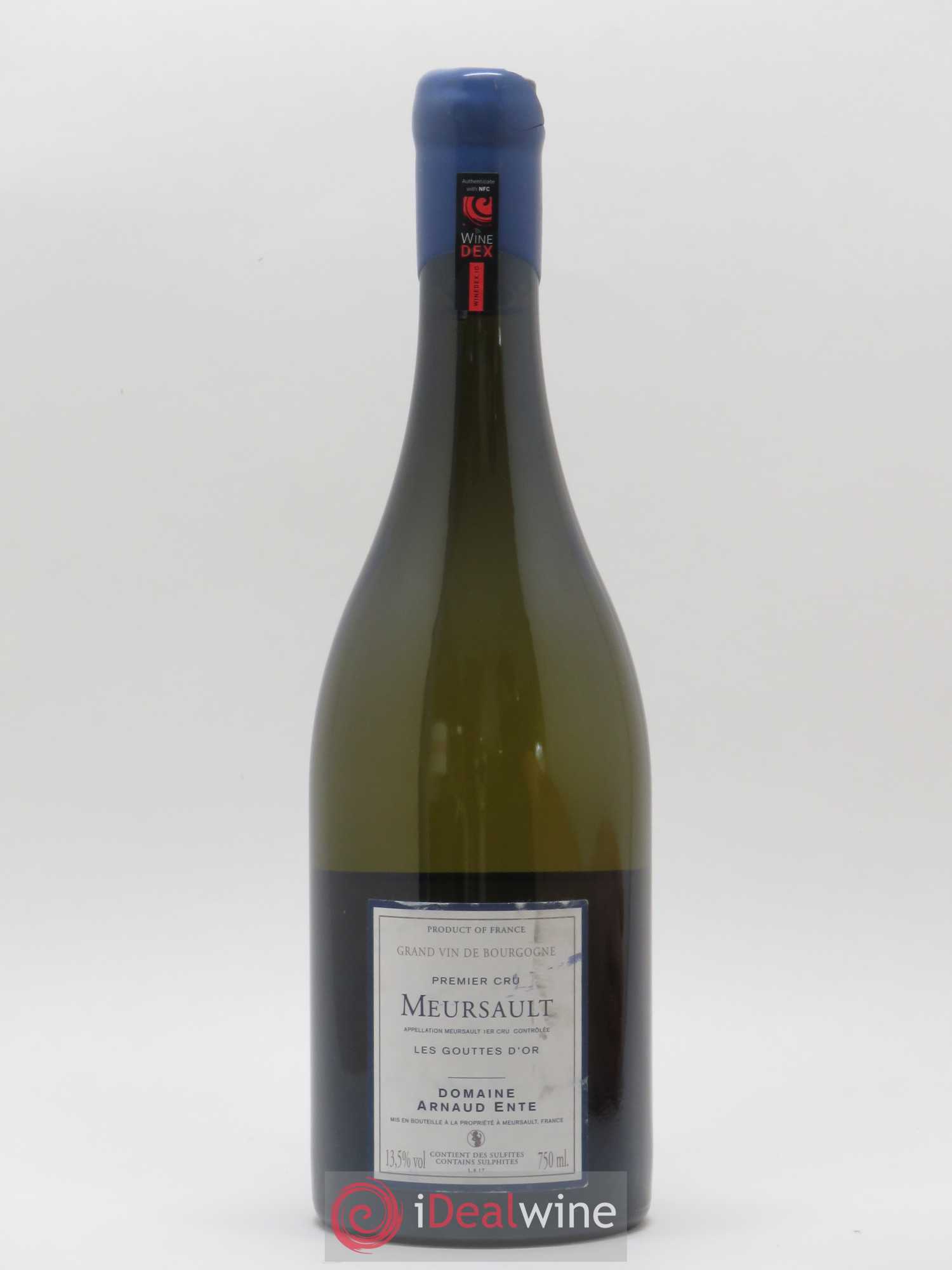 Meursault 1er Cru Goutte d'Or Arnaud Ente 2017 - Lot de 1 bouteille - 1