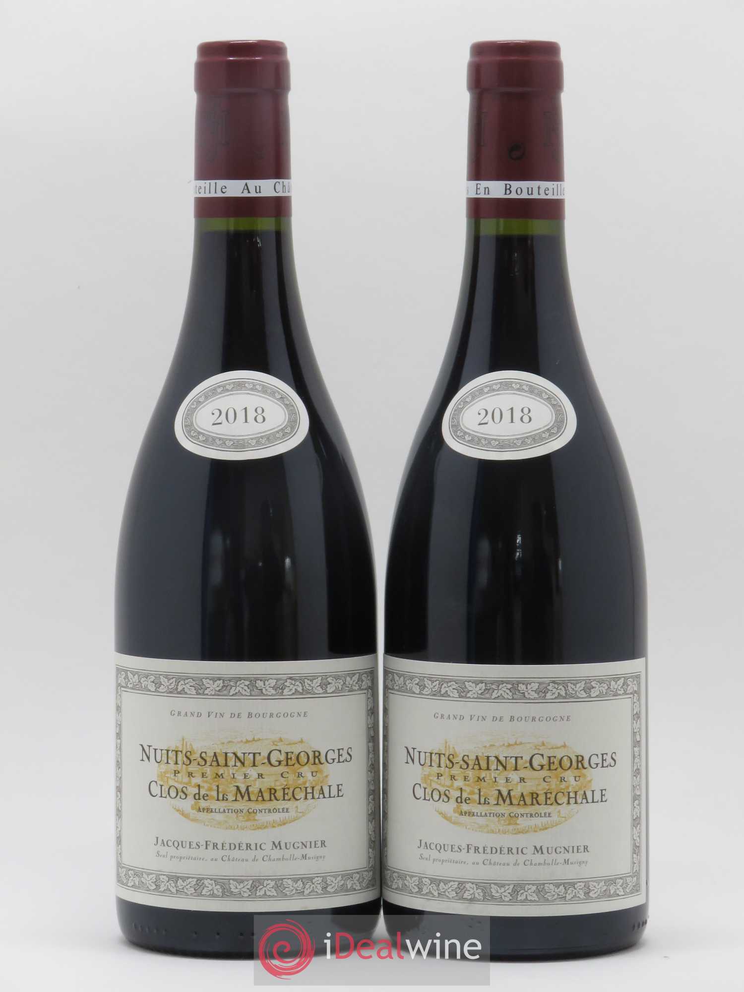 Nuits-Saint-Georges 1er Cru Clos de La Maréchale Jacques-Frédéric Mugnier 2018 - Lot de 2 bouteilles - 0