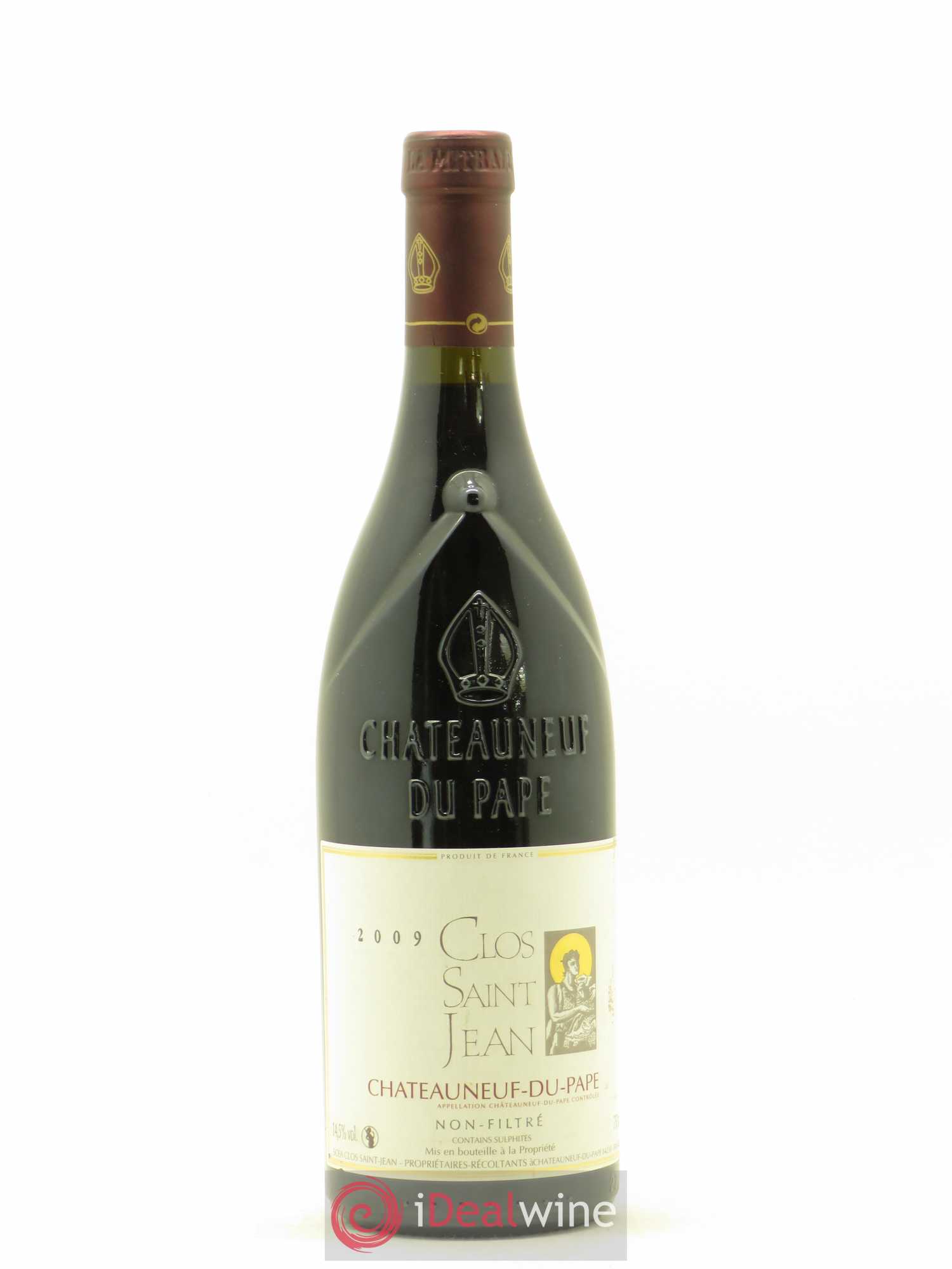 Châteauneuf-du-Pape Clos Saint-Jean Pascal et Vincent Maurel (senza prezzo di riserva) 2009 - Lotto di 1 bottiglia - 0