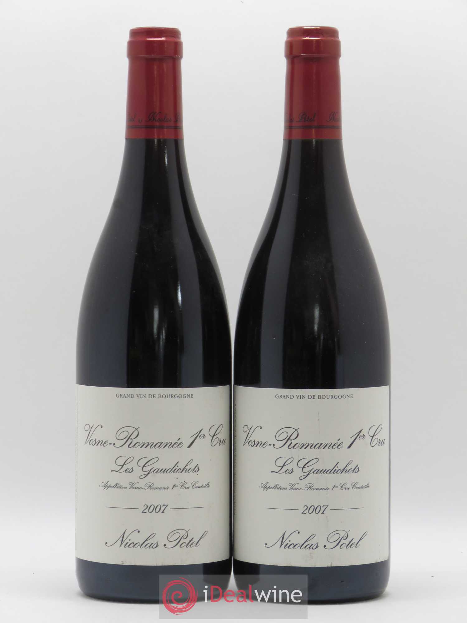 Vosne-Romanée 1er Cru Les Gaudichots Nicolas Potel 2007 - Posten von 2 Flaschen - 0