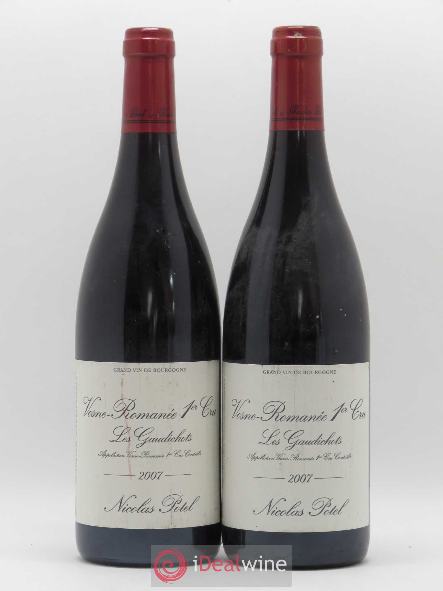 Vosne-Romanée 1er Cru Les Gaudichots Nicolas Potel 2007 - Posten von 2 Flaschen - 0