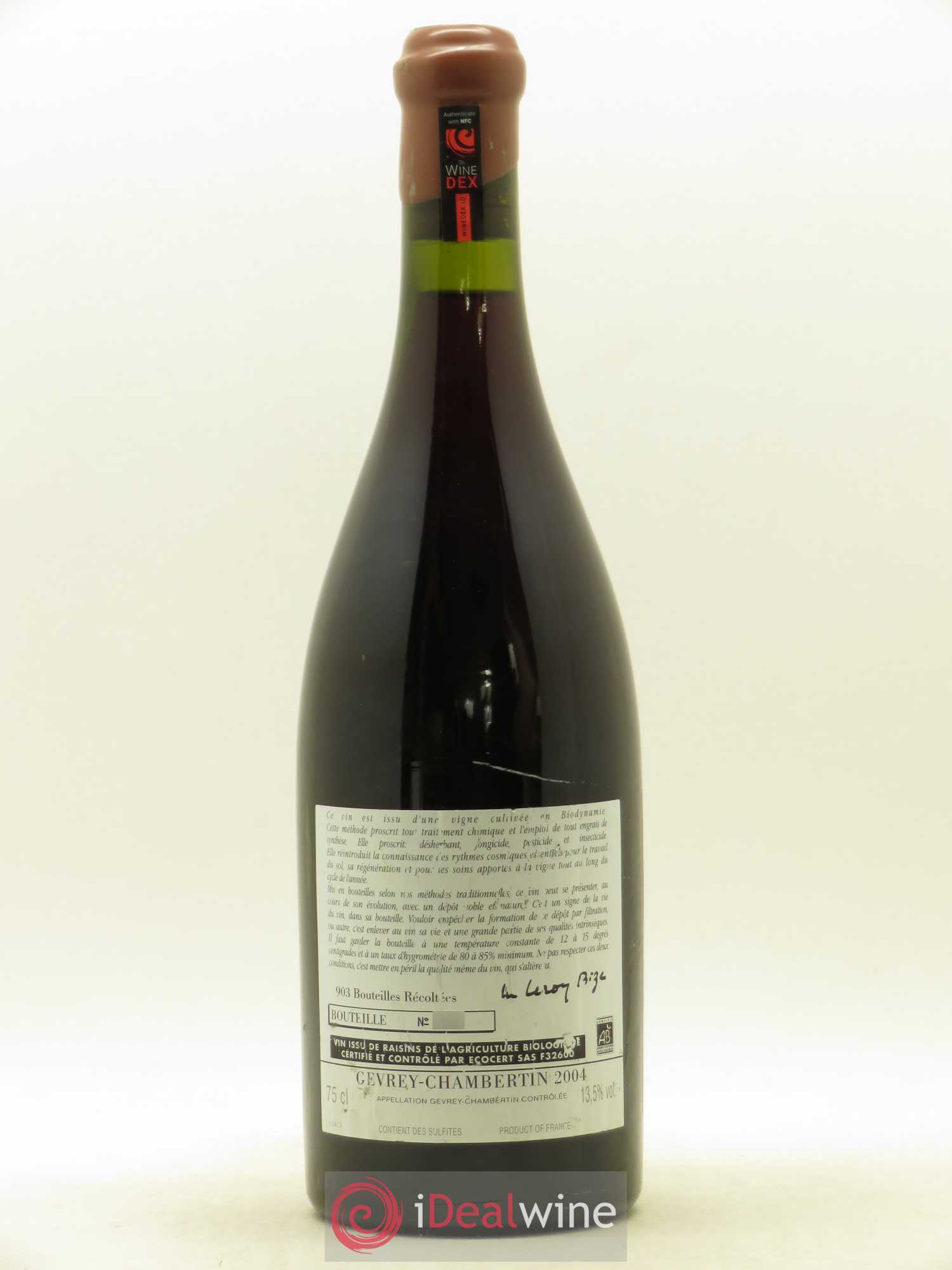 Gevrey-Chambertin Domaine d'Auvenay 2004 - Posten von 1 Flasche - 1