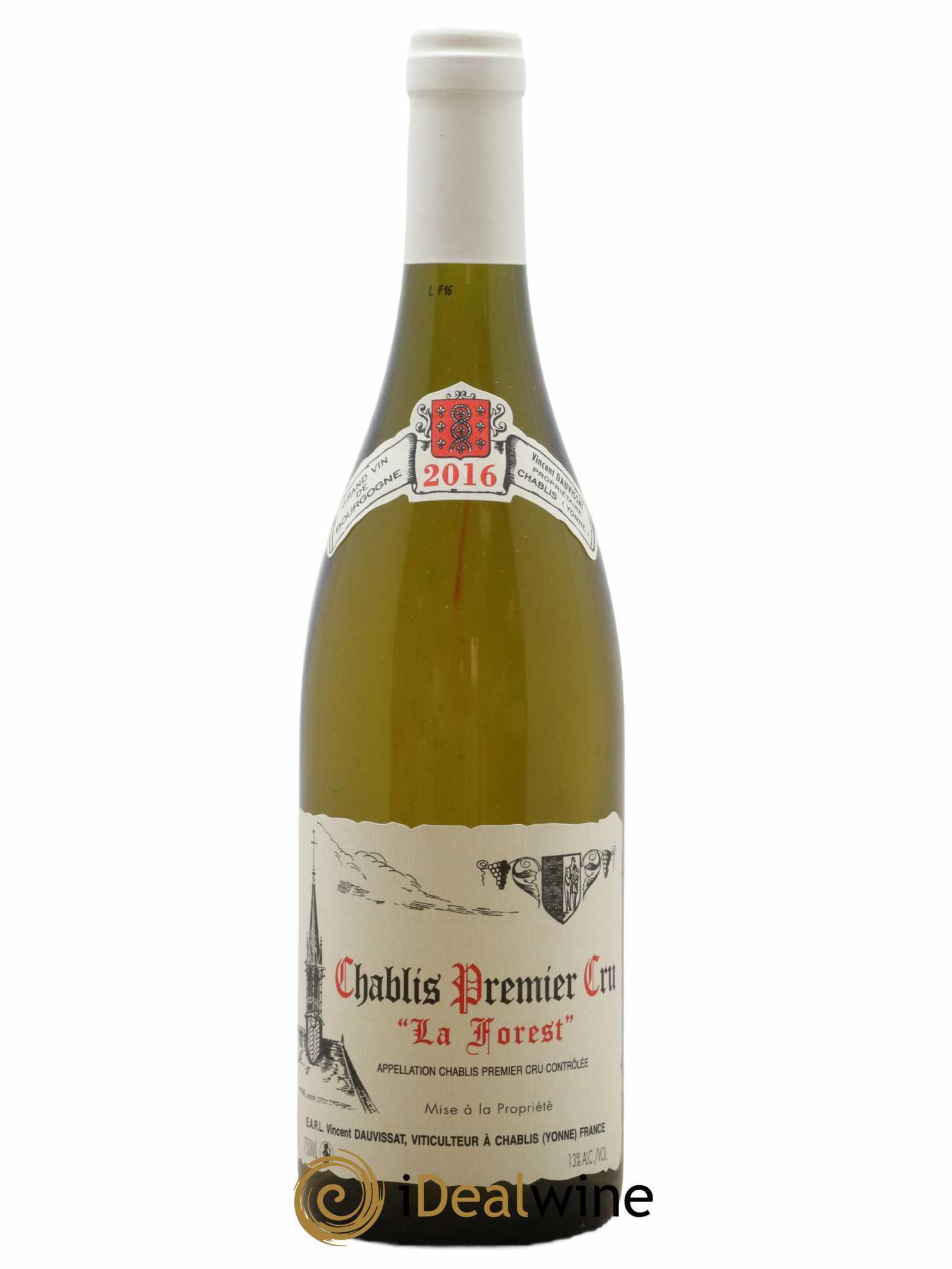 Chablis 1er Cru La Forest Vincent Dauvissat (Domaine) 2016 - Lot de 1 bouteille - 0