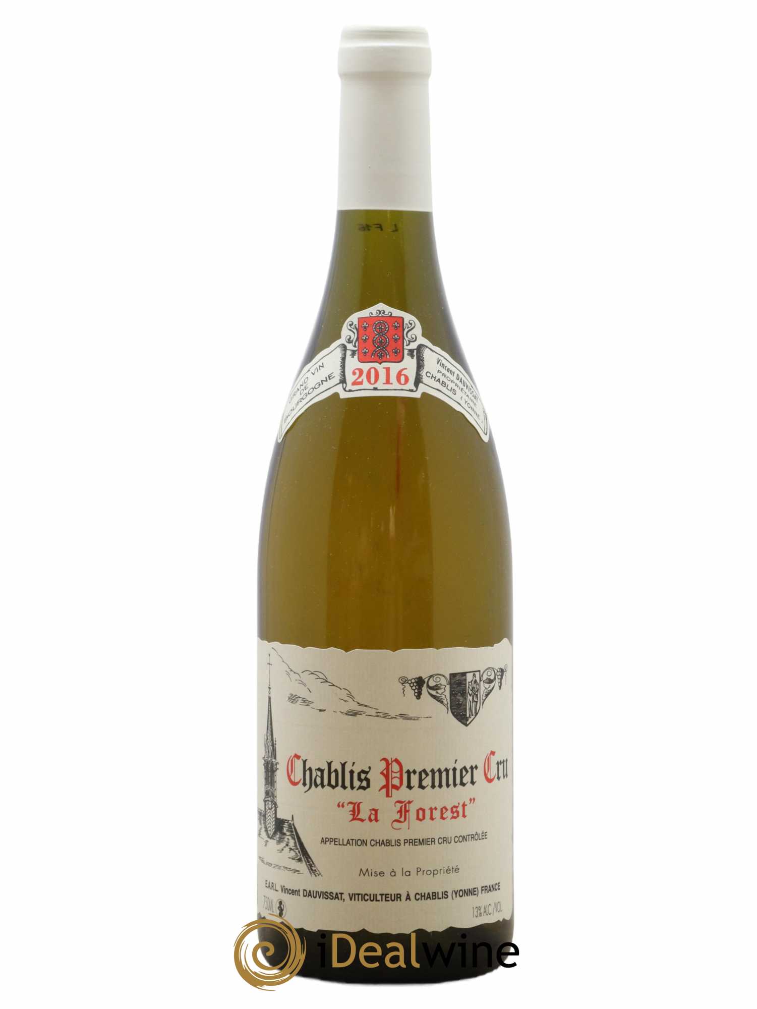 Chablis 1er Cru La Forest Vincent Dauvissat (Domaine) 2016 - Lot de 1 bouteille - 0