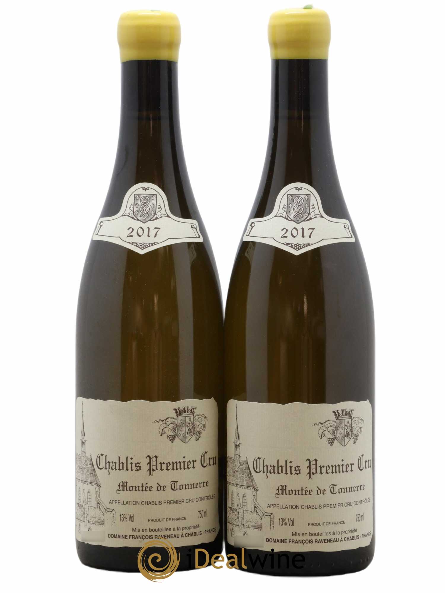 Chablis 1er Cru Montée de Tonnerre Raveneau (Domaine) 2017 - Lot de 2 bouteilles - 0