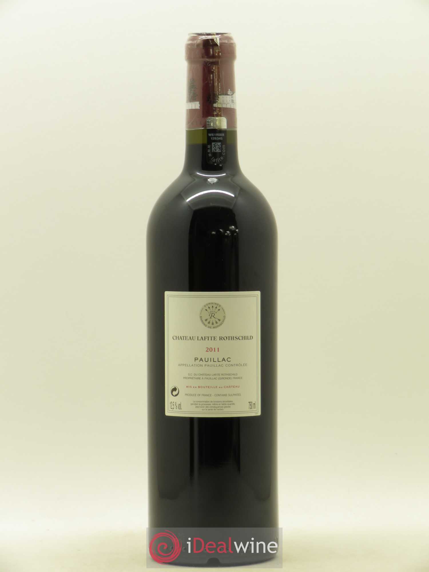 Château Lafite Rothschild 1er Grand Cru Classé 2011 - Lot de 1 bouteille - 1