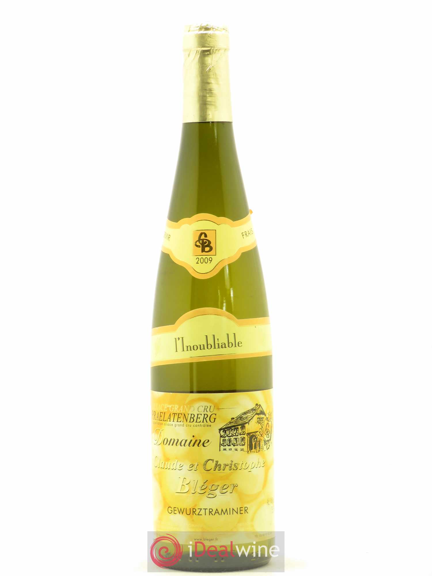 Alsace Gewurztraminer Grand cru Praelatenberg L'Inoubliable Domaine Bleger 2009 - Posten von 1 Flasche - 0