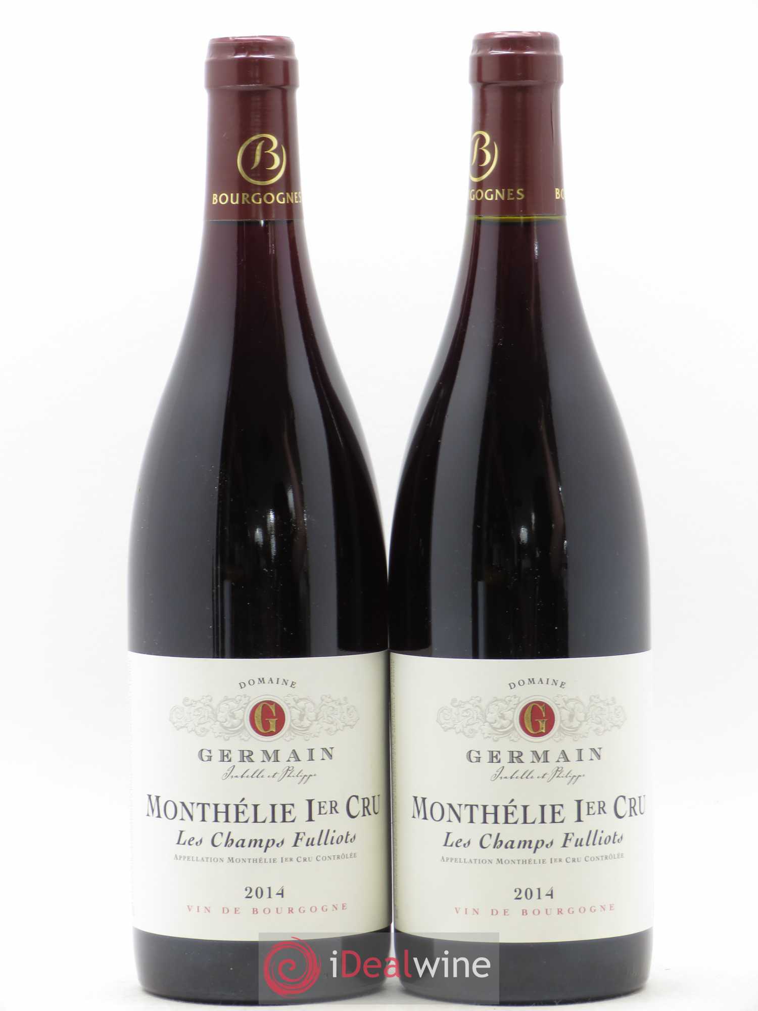 Monthélie 1er Cru Les Champs Fulliots Philippe Germain 2014 - Posten von 2 Flaschen - 0