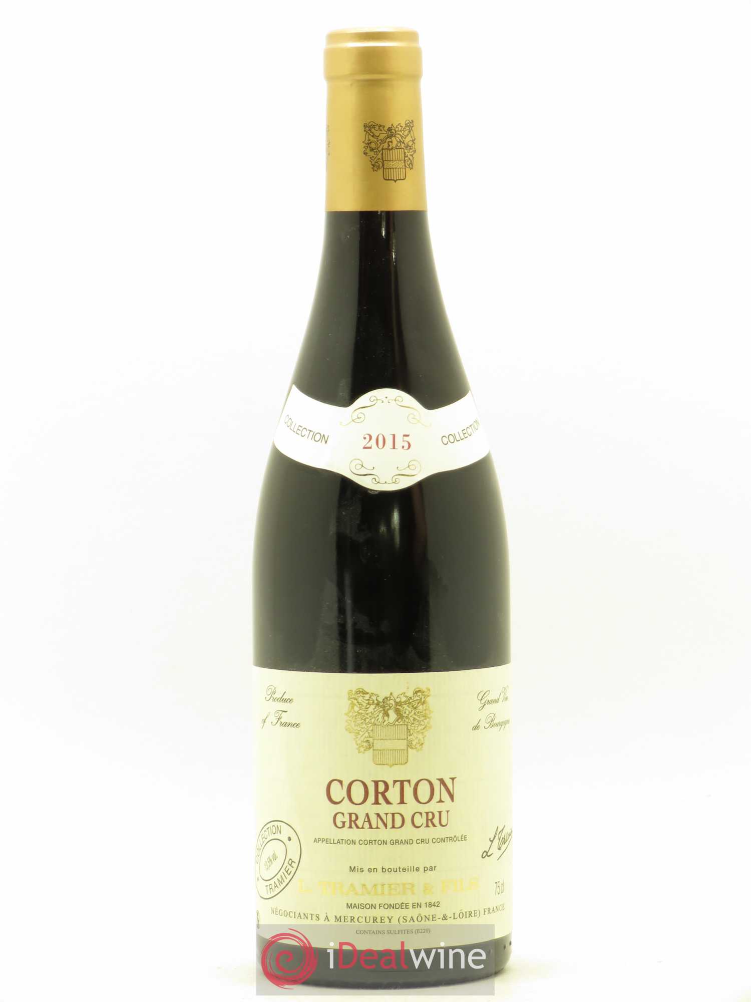 Corton Grand Cru Laurent Tramier 2015 - Lot de 1 bouteille - 0