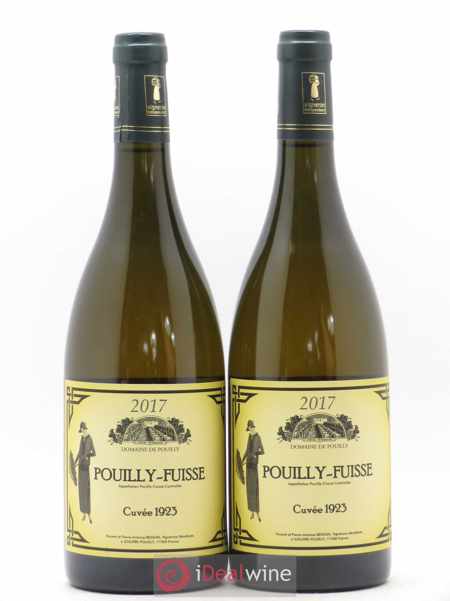 Pouilly-Fuissé Cuvée 1923 Domaine de Pouilly 2017 - Posten von 2 Flaschen - 0
