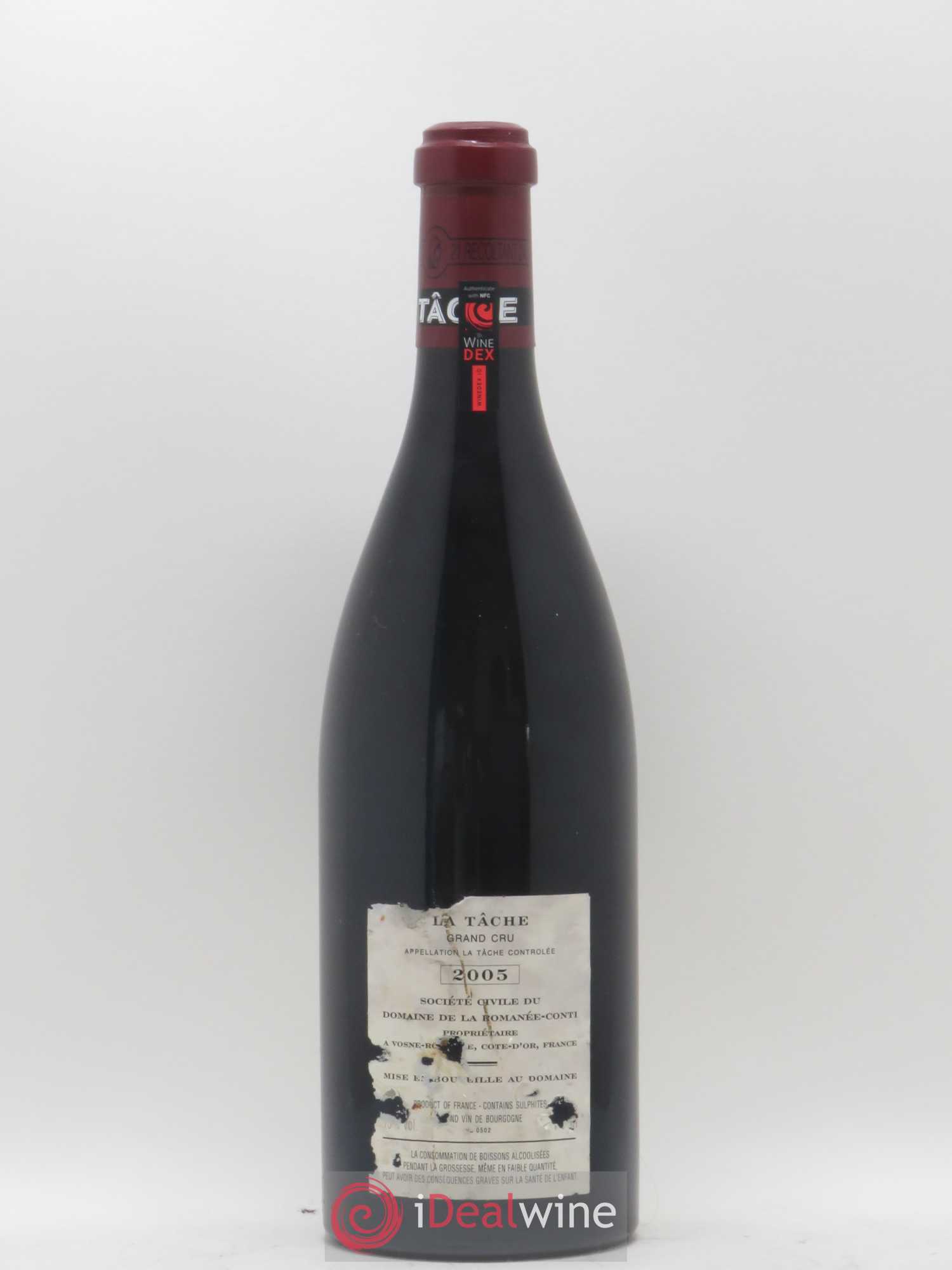 La Tâche Grand Cru Domaine de la Romanée-Conti 2005 - Lot de 1 bouteille - 1