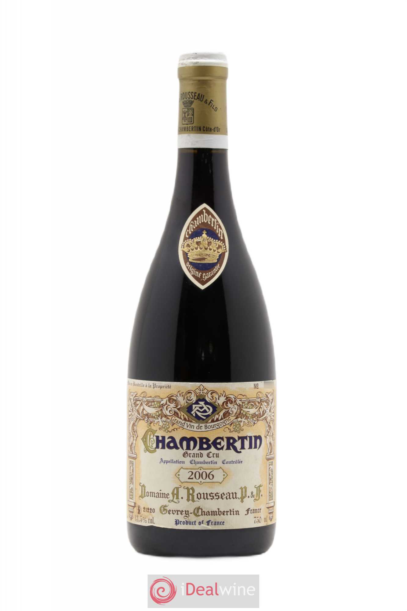 Chambertin Grand Cru Armand Rousseau (Domaine) 2006 - Lot de 1 bouteille - 0