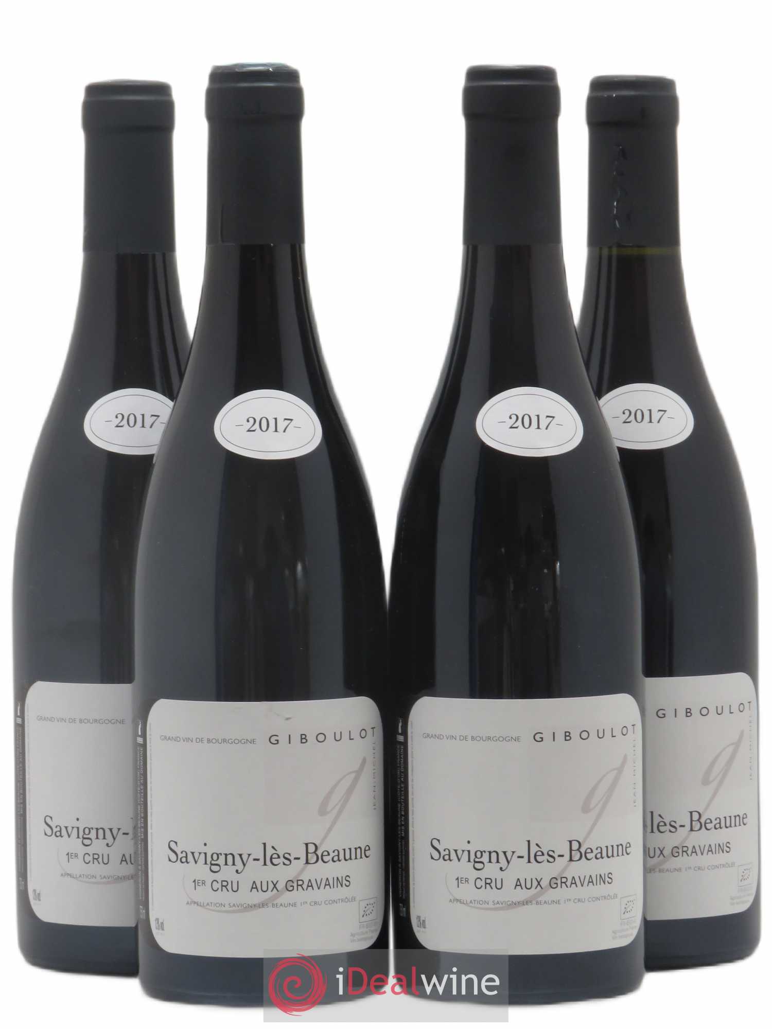 Savigny-lès-Beaune 1er Cru Aux Gravains Domaine J-M Giboulot 2017 - Posten von 4 Flaschen - 0