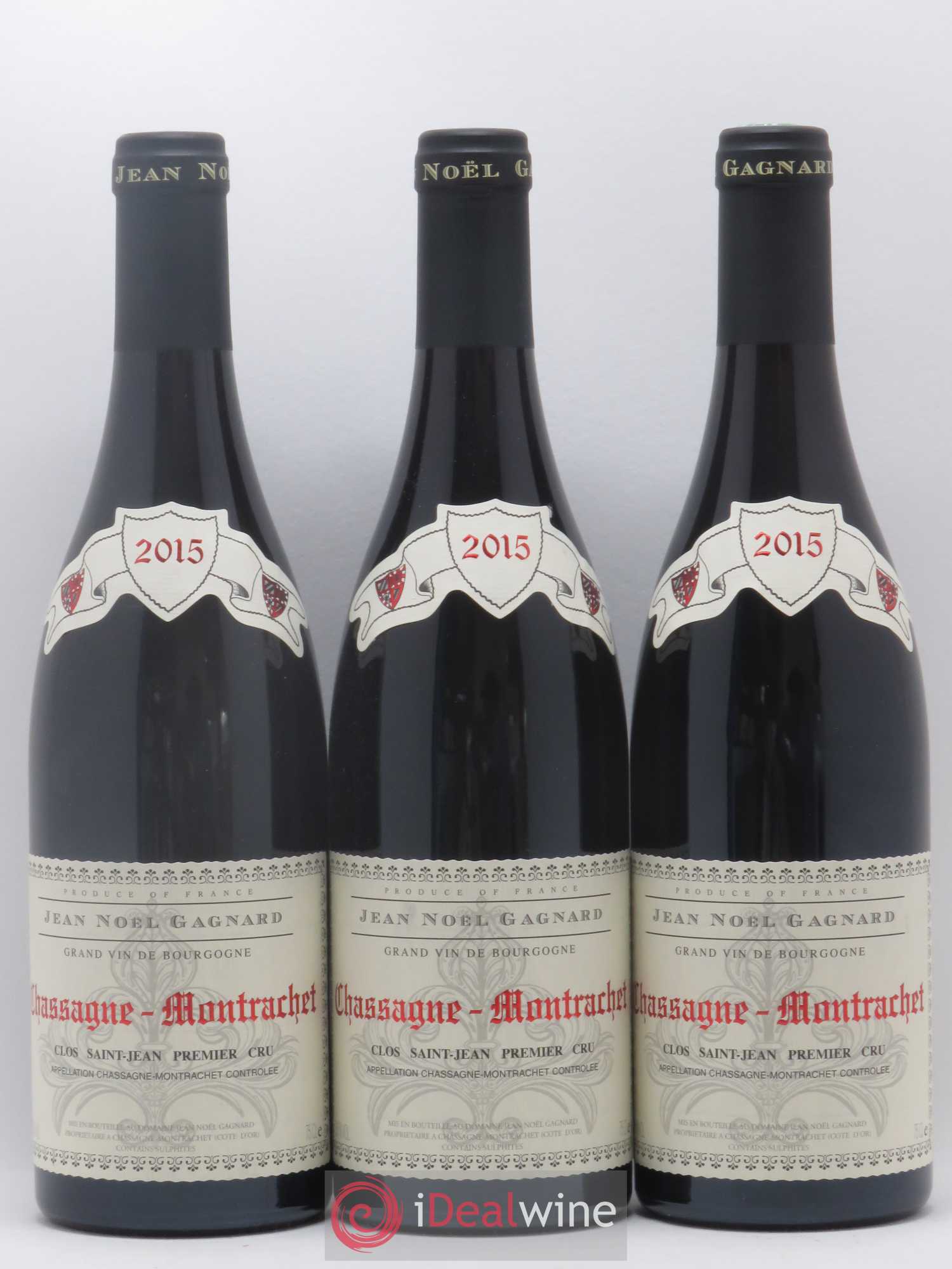 Chassagne-Montrachet 1er Cru Clos Saint Jean Jean Noël Gagnard (Domaine) 2015 - Lotto di 6 bottiglie - 1
