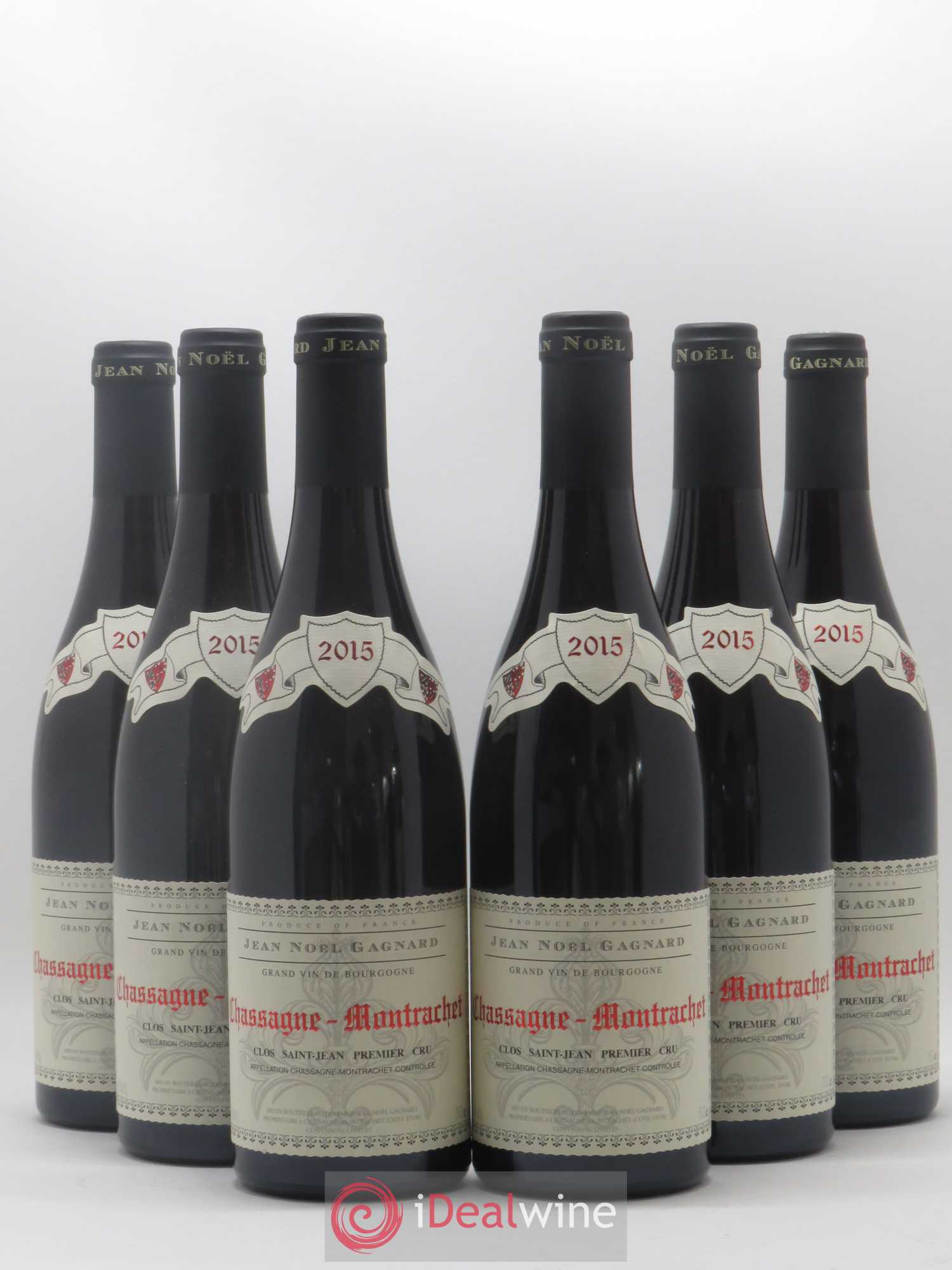 Chassagne-Montrachet 1er Cru Clos Saint Jean Jean Noël Gagnard (Domaine) 2015 - Lotto di 6 bottiglie - 0