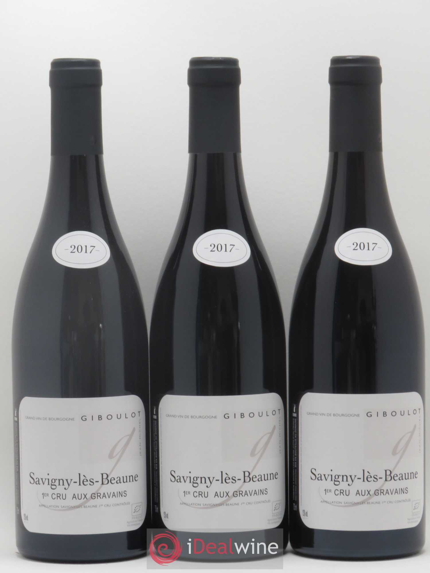 Savigny-lès-Beaune 1er Cru Aux Gravains Domaine J-M Giboulot 2017 - Posten von 6 Flaschen - 2