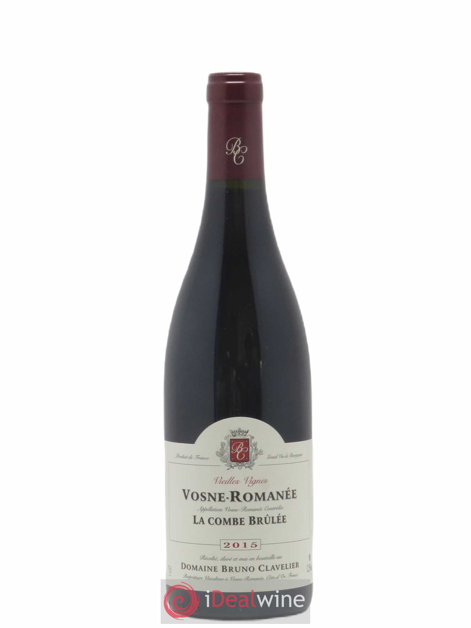 Vosne-Romanée Vieilles vignes La Combe Brûlée Bruno Clavelier (sans prix de réserve) 2015 - Lot de 1 bouteille - 0