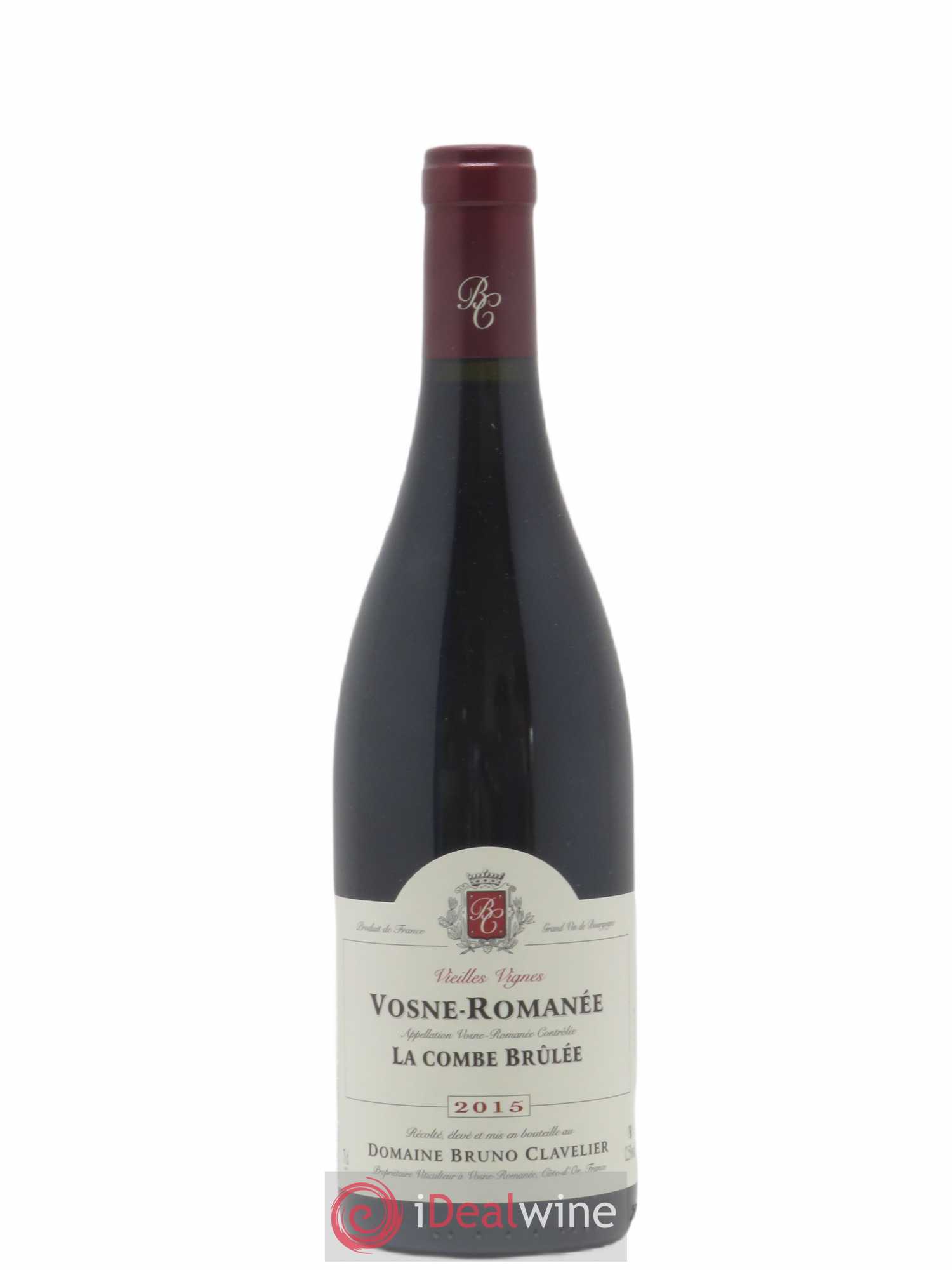 Vosne-Romanée Vieilles vignes La Combe Brûlée Bruno Clavelier (sans prix de réserve) 2015 - Lot de 1 bouteille - 0