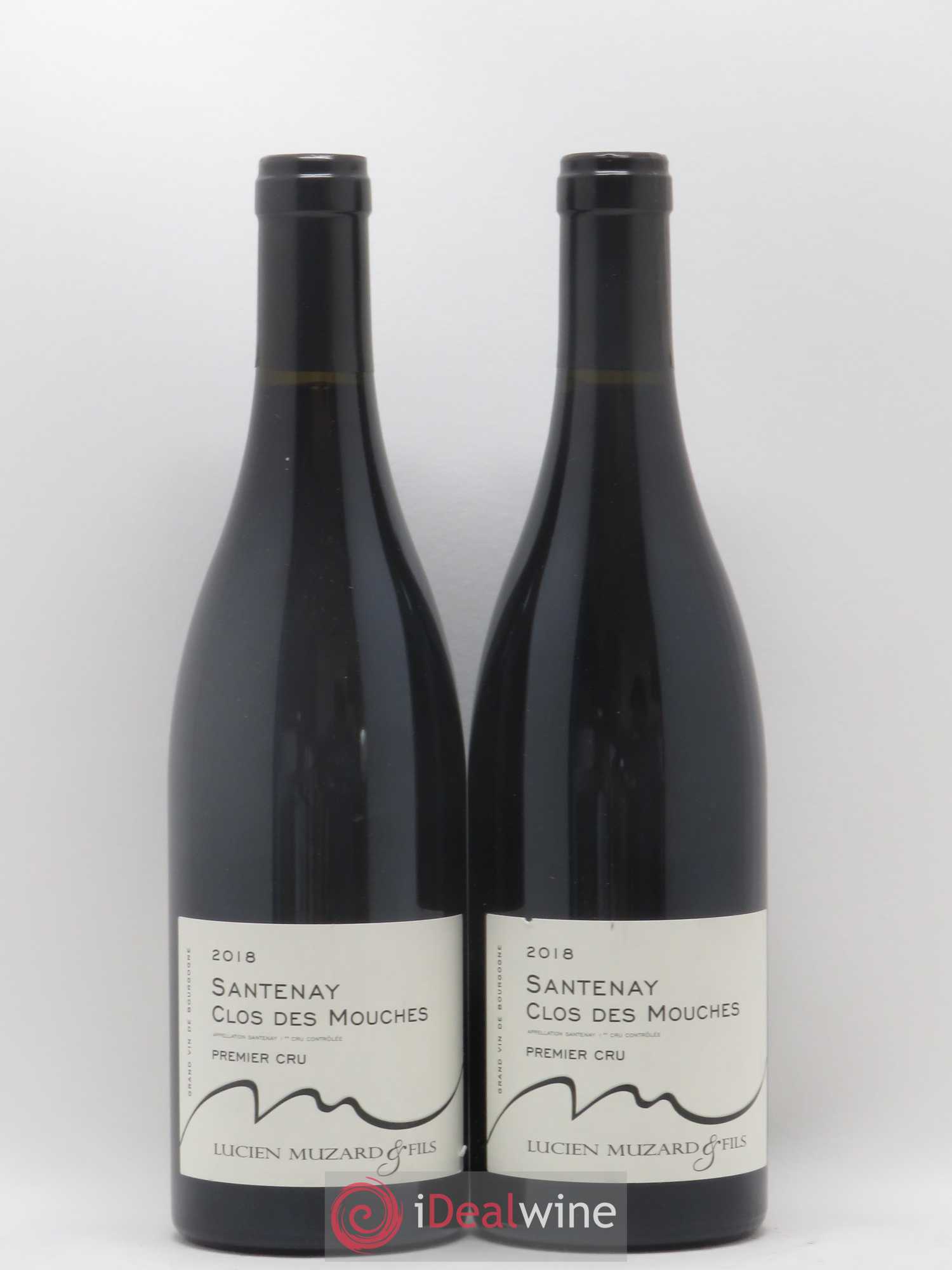 Santenay 1er Cru Clos des Mouches Domaine Muzard 2018 - Posten von 2 Flaschen - 0