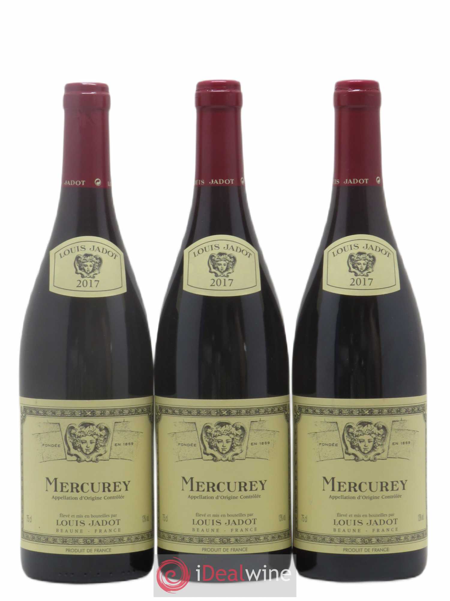 Mercurey Maison Jadot 2017 - Lot de 3 bouteilles - 0