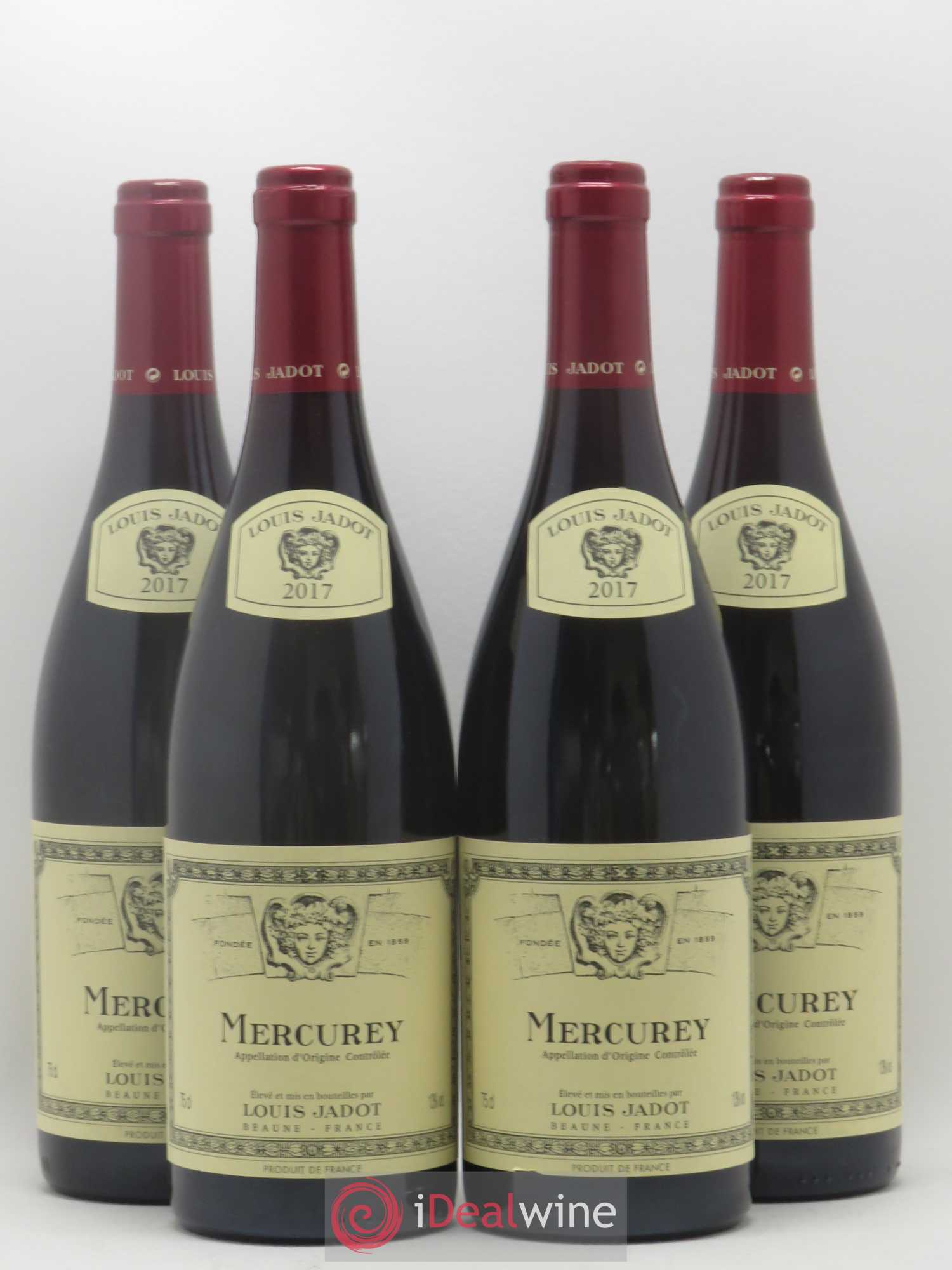 Mercurey Maison Jadot 2017 - Lot de 4 bouteilles - 0