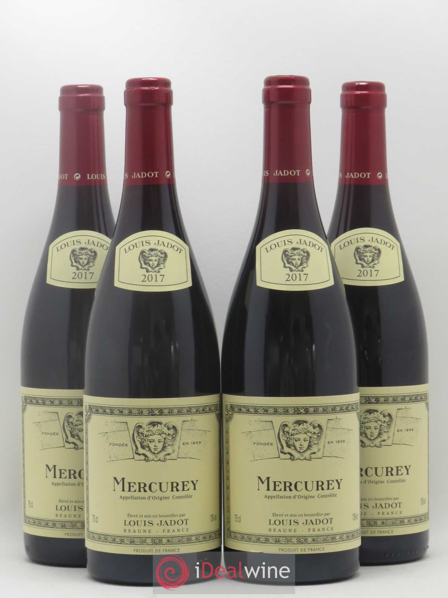 Mercurey Maison Jadot 2017 - Lot de 4 bouteilles - 0