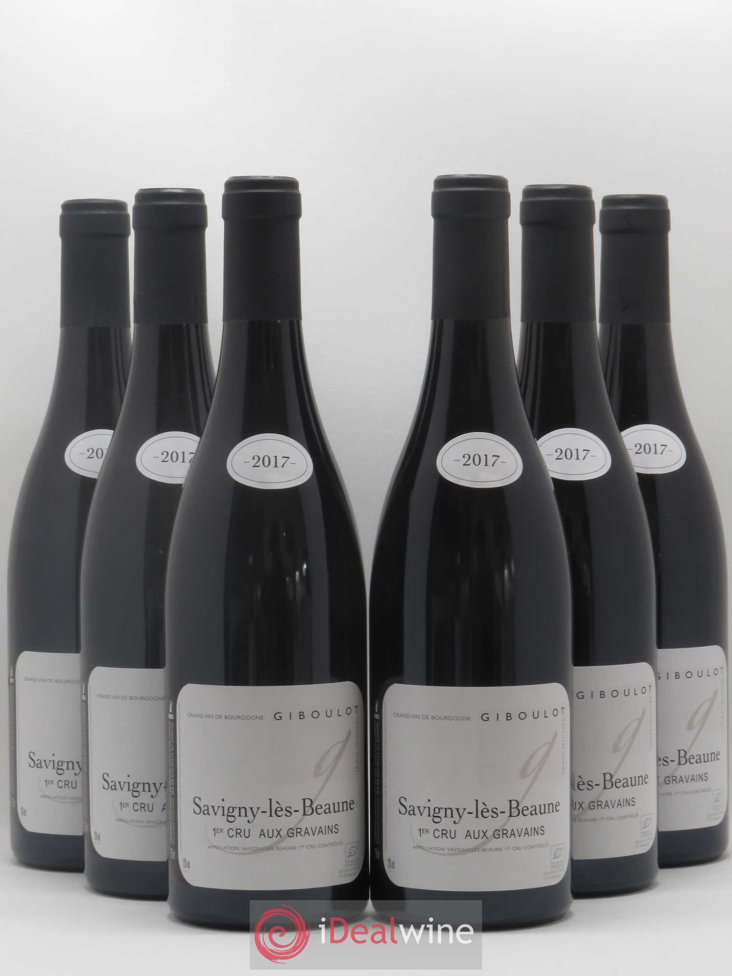 Savigny-lès-Beaune 1er Cru Aux Gravains Domaine J-M Giboulot 2017 - Posten von 6 Flaschen - 0