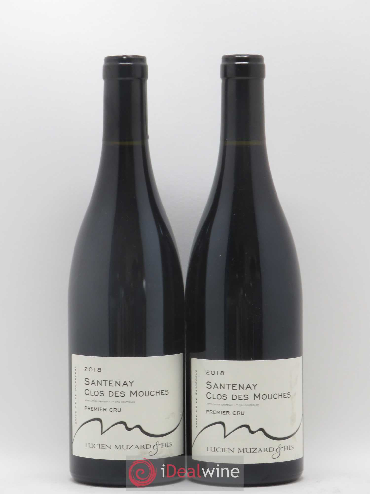 Santenay 1er Cru Clos des Mouches Domaine Muzard 2018 - Posten von 2 Flaschen - 0