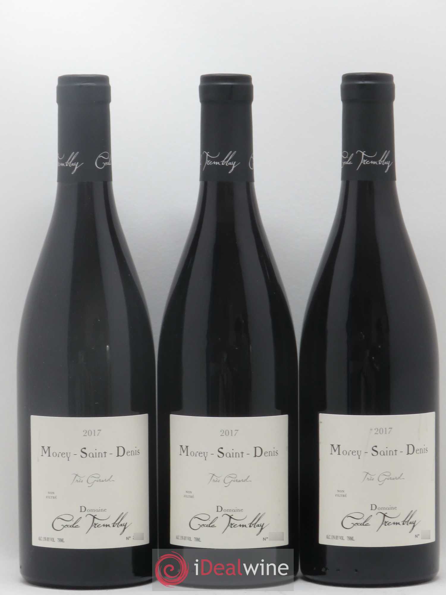 Morey-Saint-Denis Très Girard Cécile Tremblay 2017 - Lot de 3 bouteilles - 0