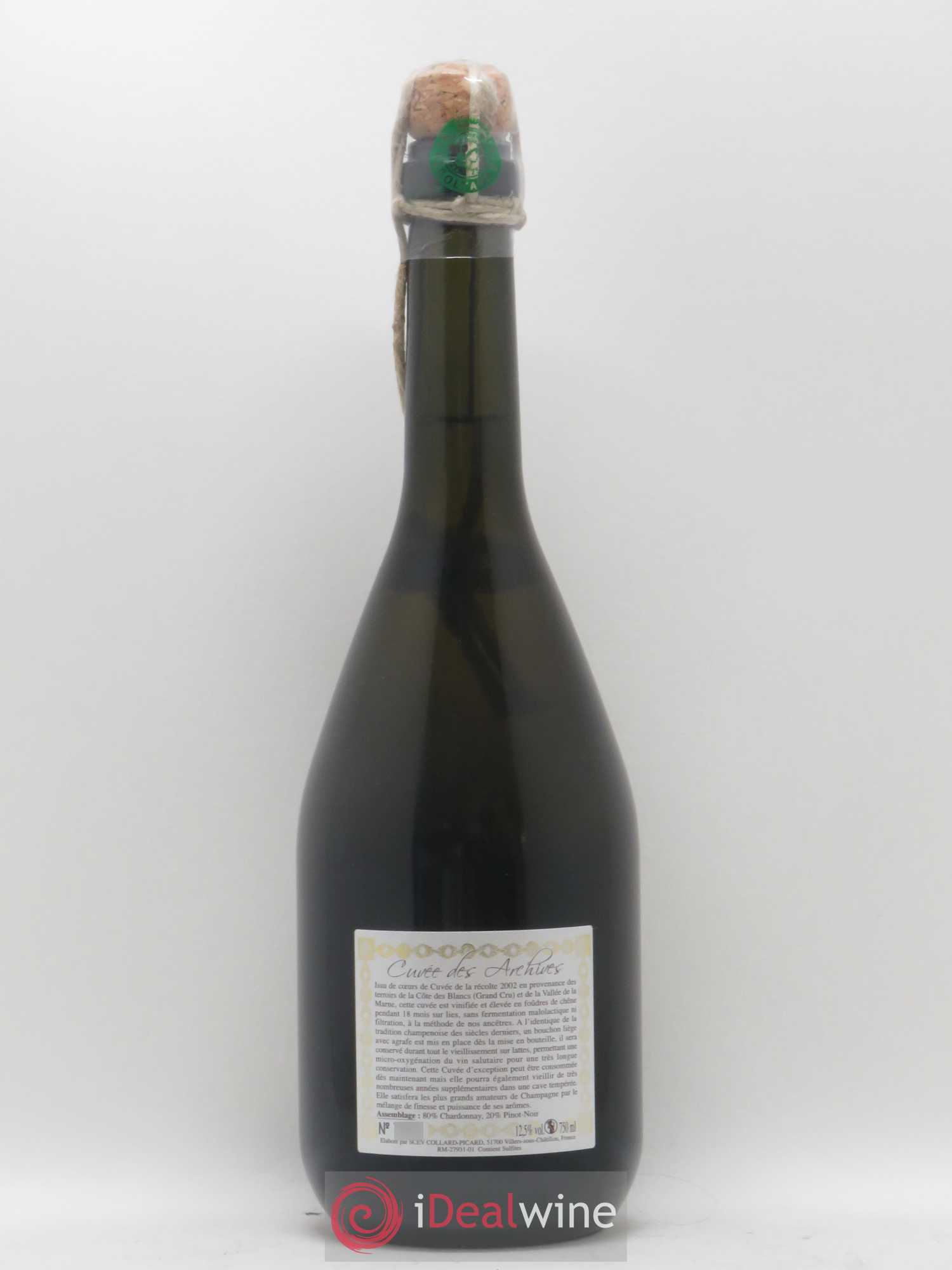 Champagne Cuvée des Archives Domaine Collard-Picard 2002 - Posten von 1 Flasche - 1