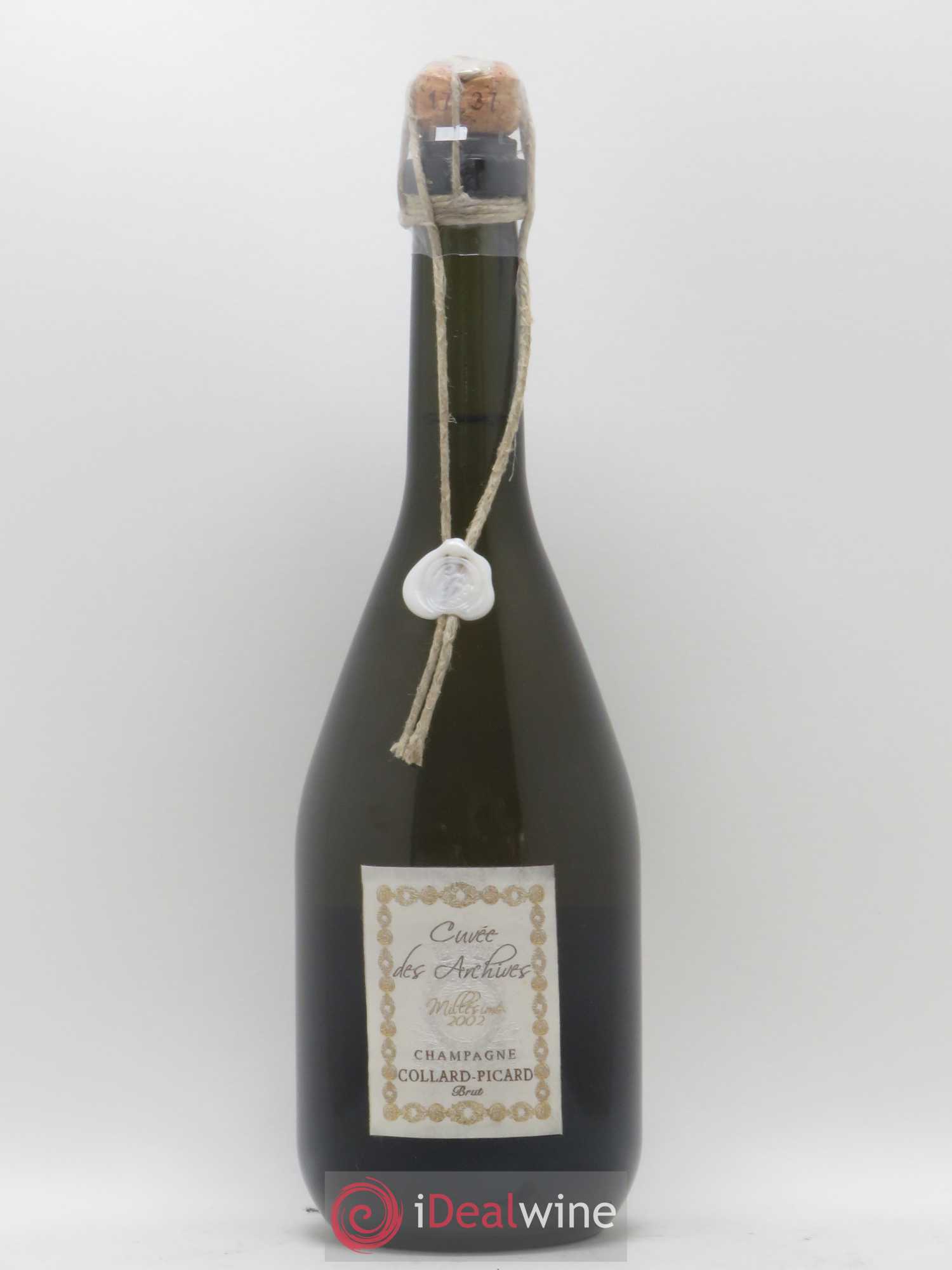 Champagne Cuvée des Archives Domaine Collard-Picard 2002 - Posten von 1 Flasche - 0
