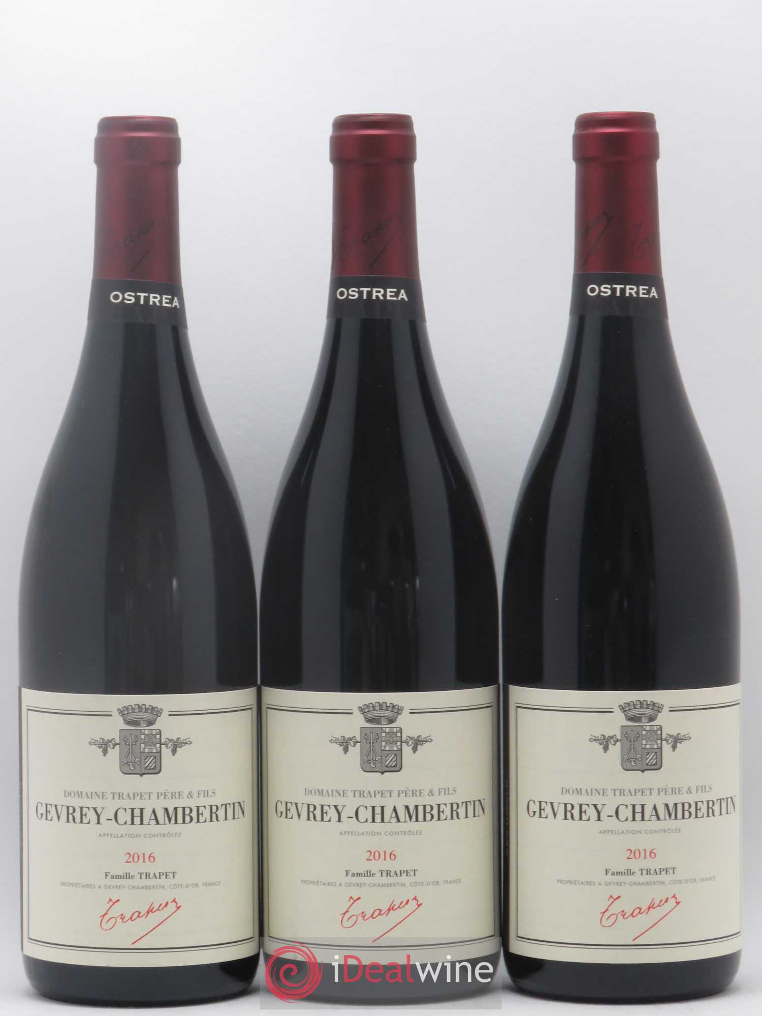Gevrey-Chambertin Ostrea Domaine Trapet 2016 - Lot de 3 bouteilles - 0