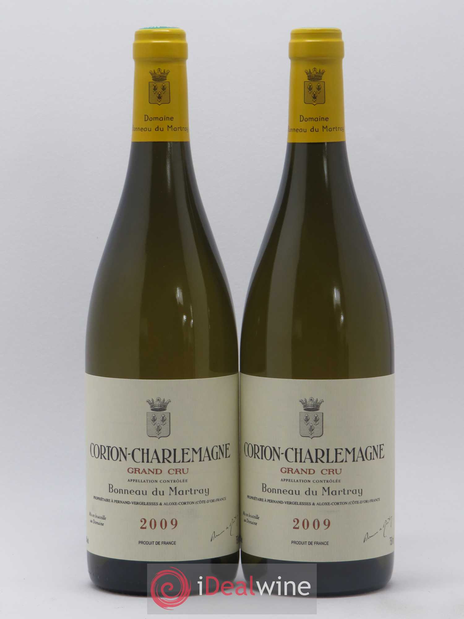 Corton-Charlemagne Grand Cru Bonneau du Martray (Domaine) 2009 - Lot de 2 bouteilles - 0