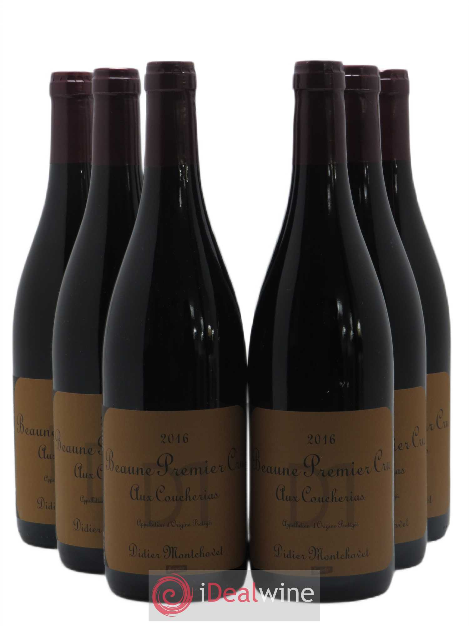 Beaune 1er Cru Aux Coucherias Domaine Didier Montchovet 2016 - Posten von 6 Flaschen - 0