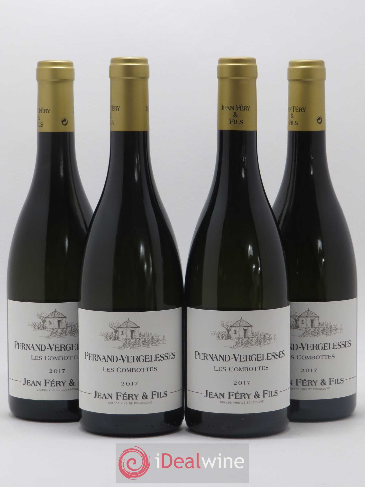 Pernand-Vergelesses Les Combottes Domaine Fery & Fils 2017 - Posten von 4 Flaschen - 0