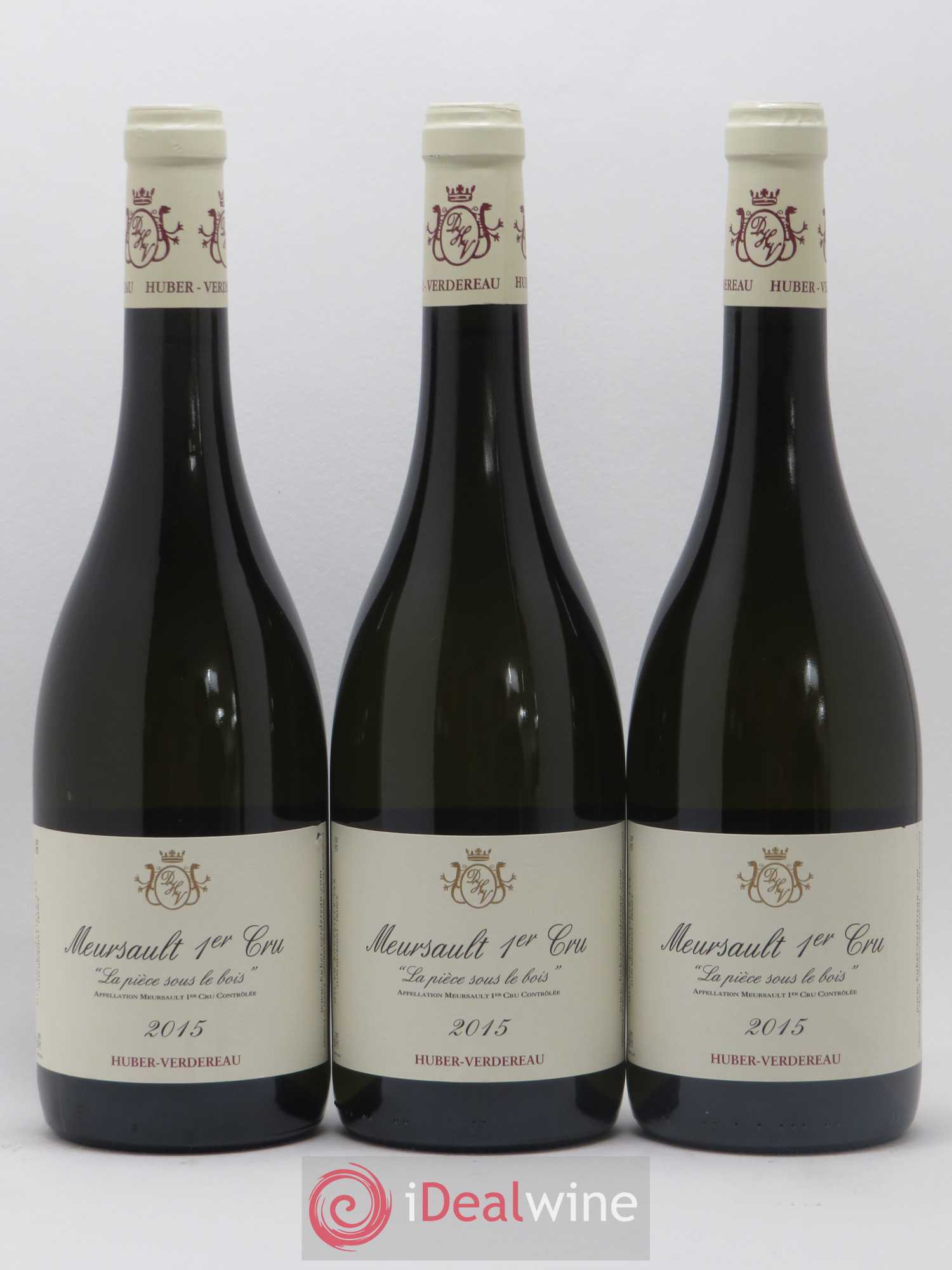 Meursault 1er Cru La Piece Sous Le Bois Domaine Huber Verdereau 2015 - Posten von 3 Flaschen - 0
