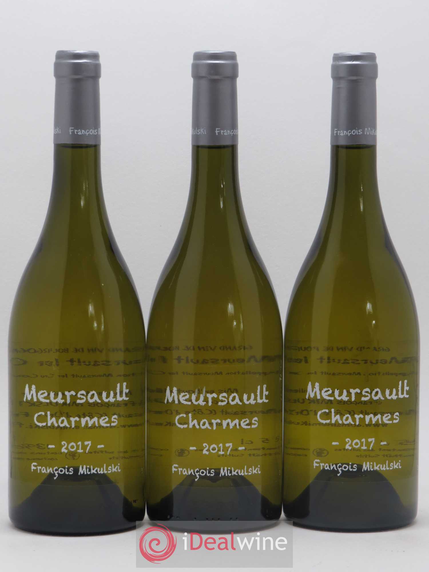 Meursault 1er Cru Charmes François Mikulski 2017 - Lot de 3 bouteilles - 0