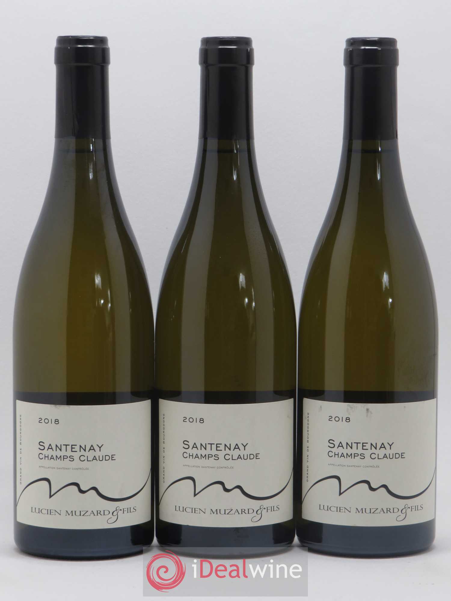 Santenay Champs Claude Lucien Muzard et Fils 2018 - Lot de 6 bouteilles - 1