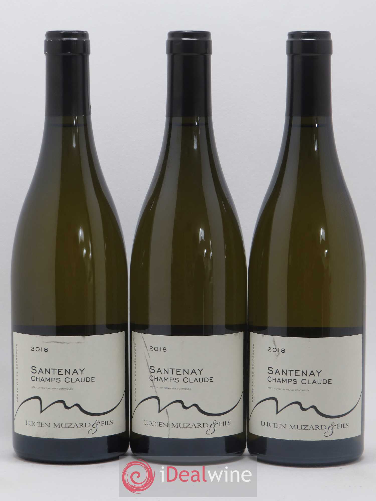 Santenay Champs Claude Lucien Muzard et Fils 2018 - Lot de 3 bouteilles - 0