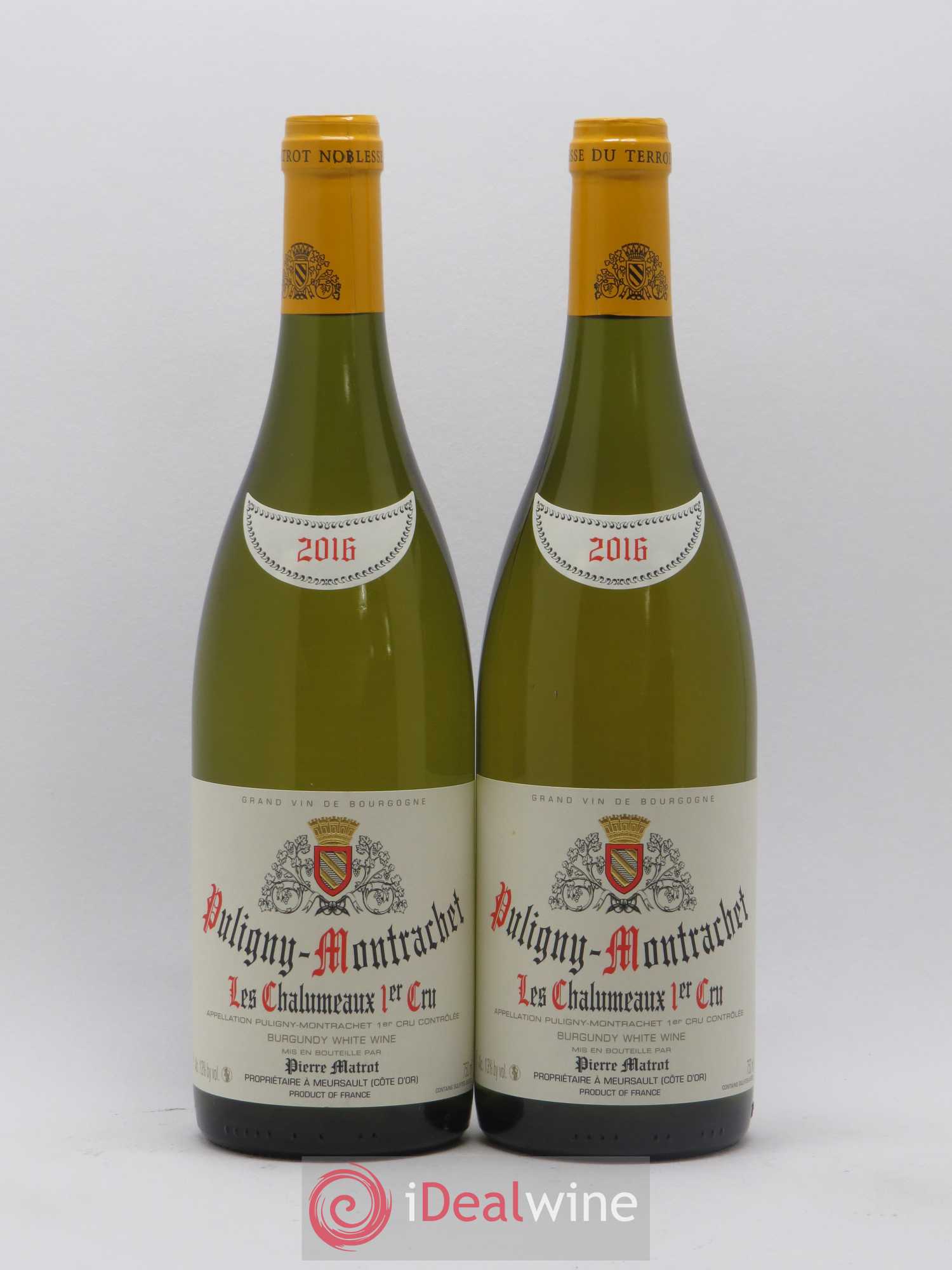 Puligny-Montrachet 1er Cru Les Chalumeaux Matrot (Domaine) 2016 - Lot de 2 bouteilles - 0